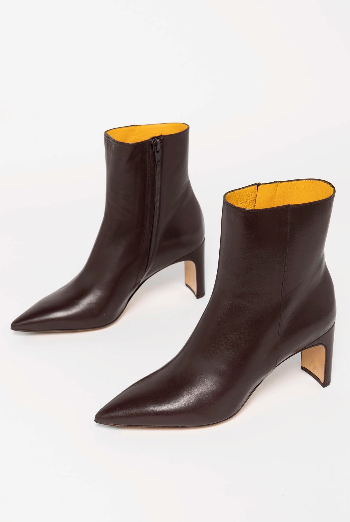 swatch_Brown Leather mara bini leather heeled boot