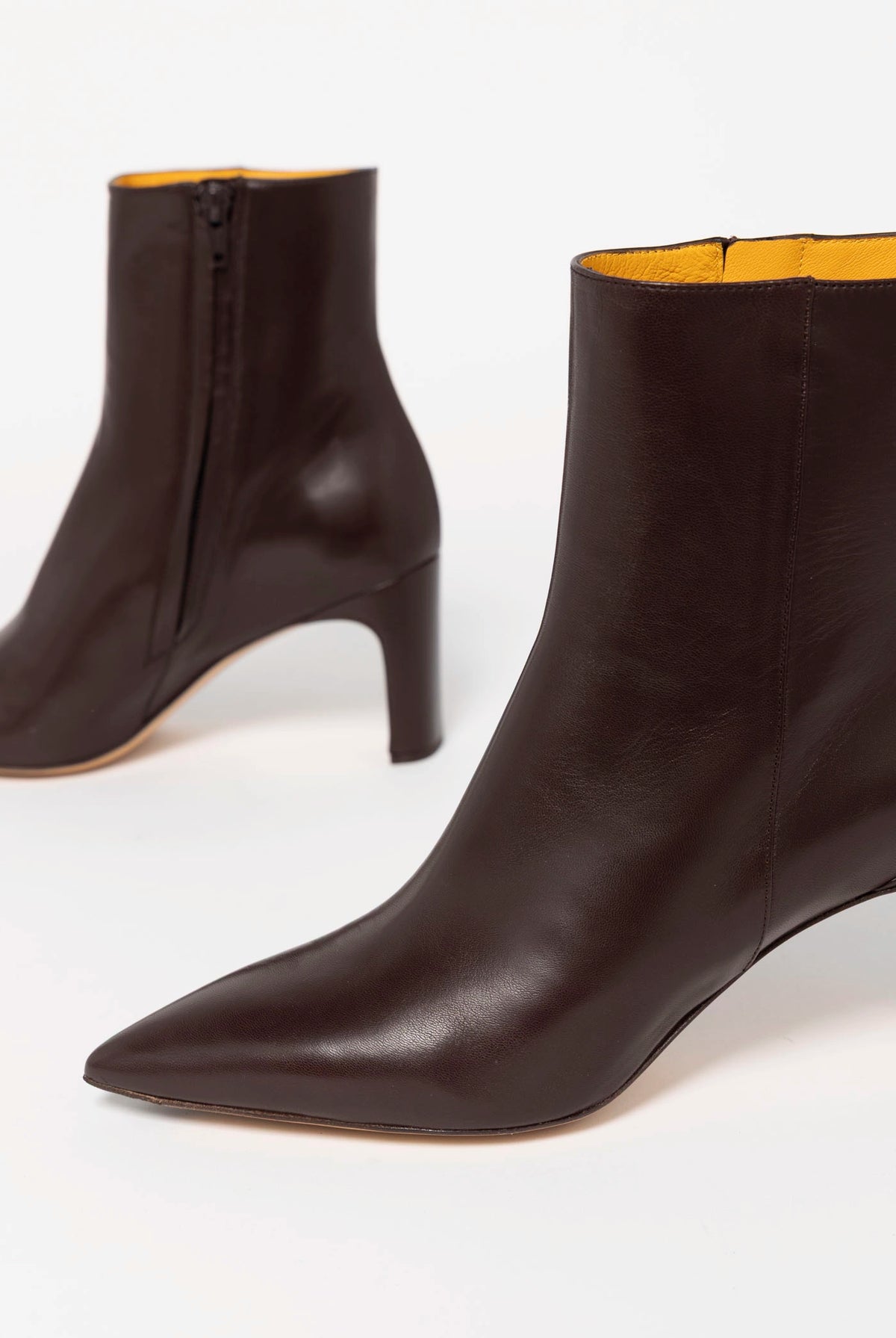 swatch_Brown Leather mara bini leather heeled boot
