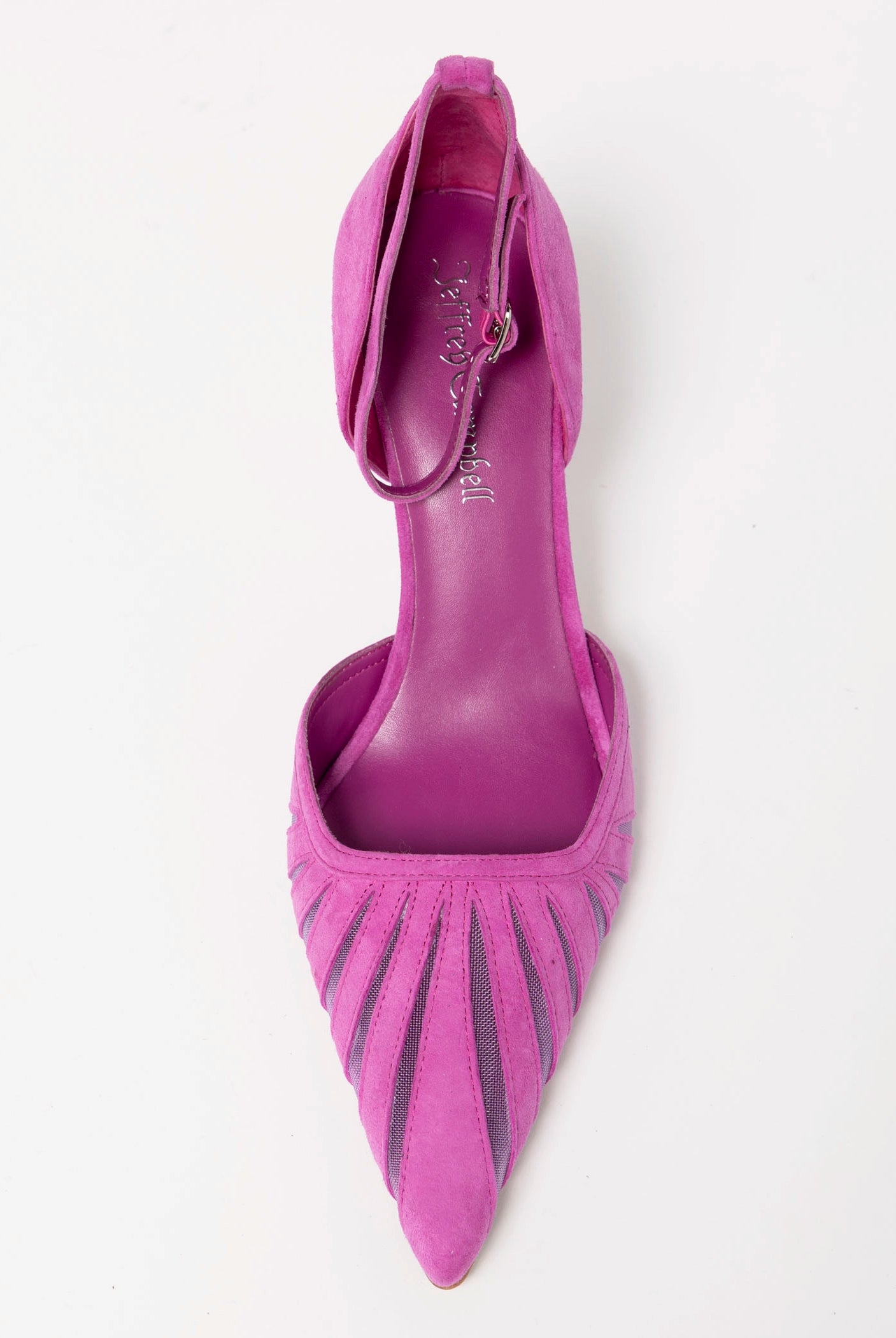 swatch_Magenta Suede jeffrey campbell titanique two piece pump