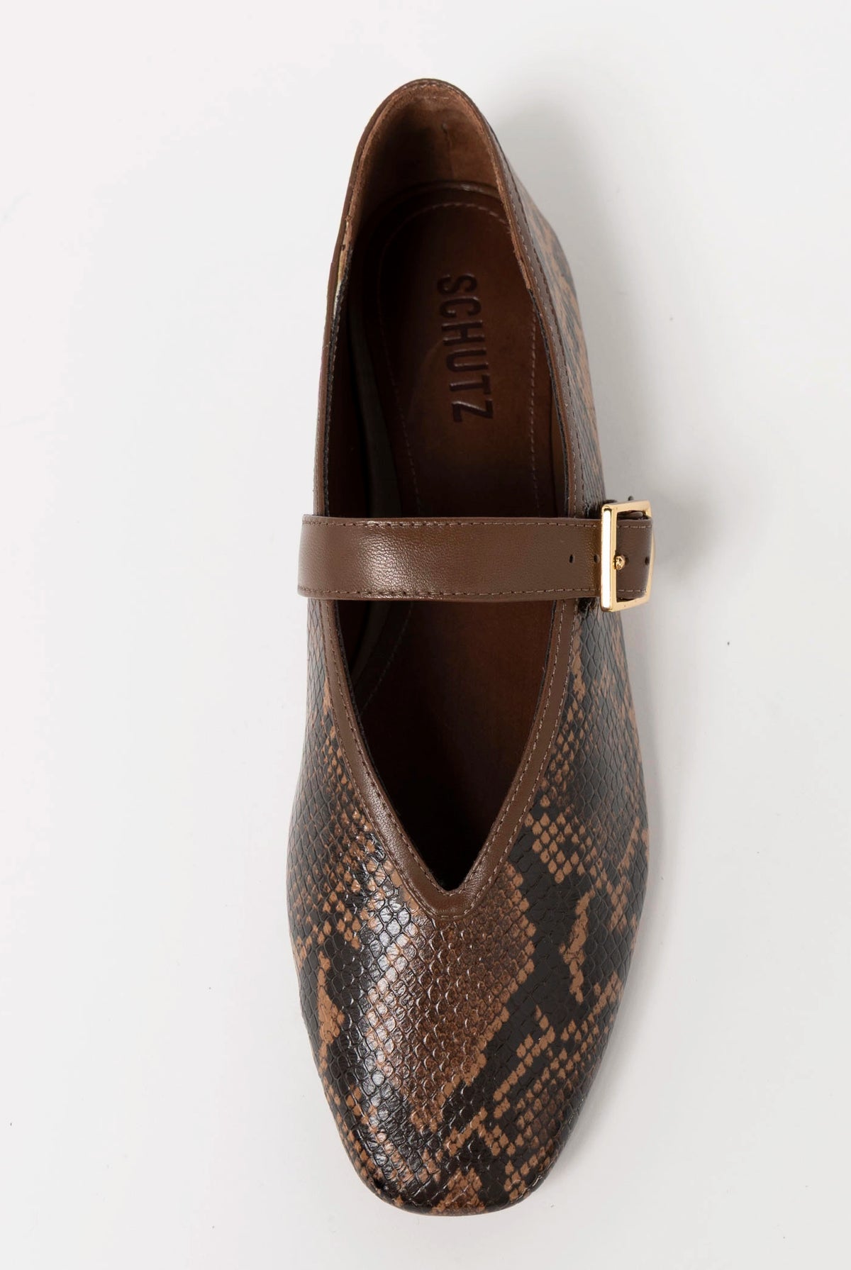 swatch_Pecan Snake schutz vick leather mary jane