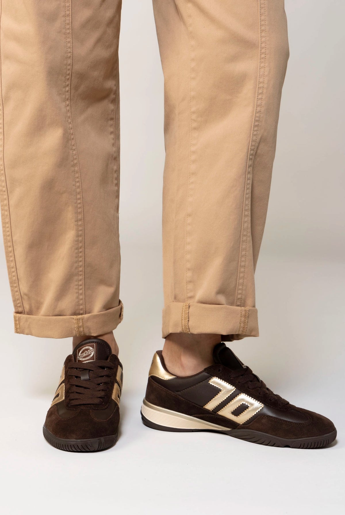 swatch-Coffee/Gold back70 fireball sneaker