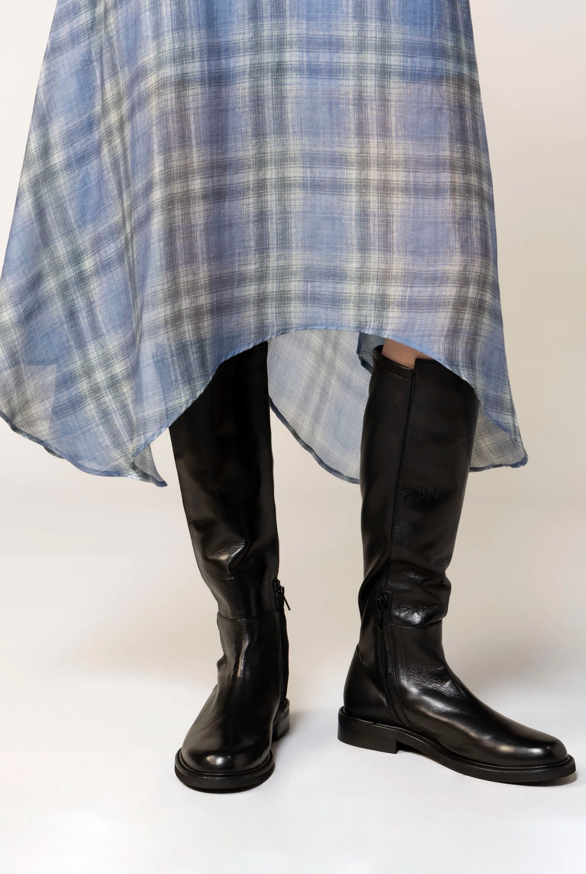swatch_Black Leather mara bini tall leather riding boot