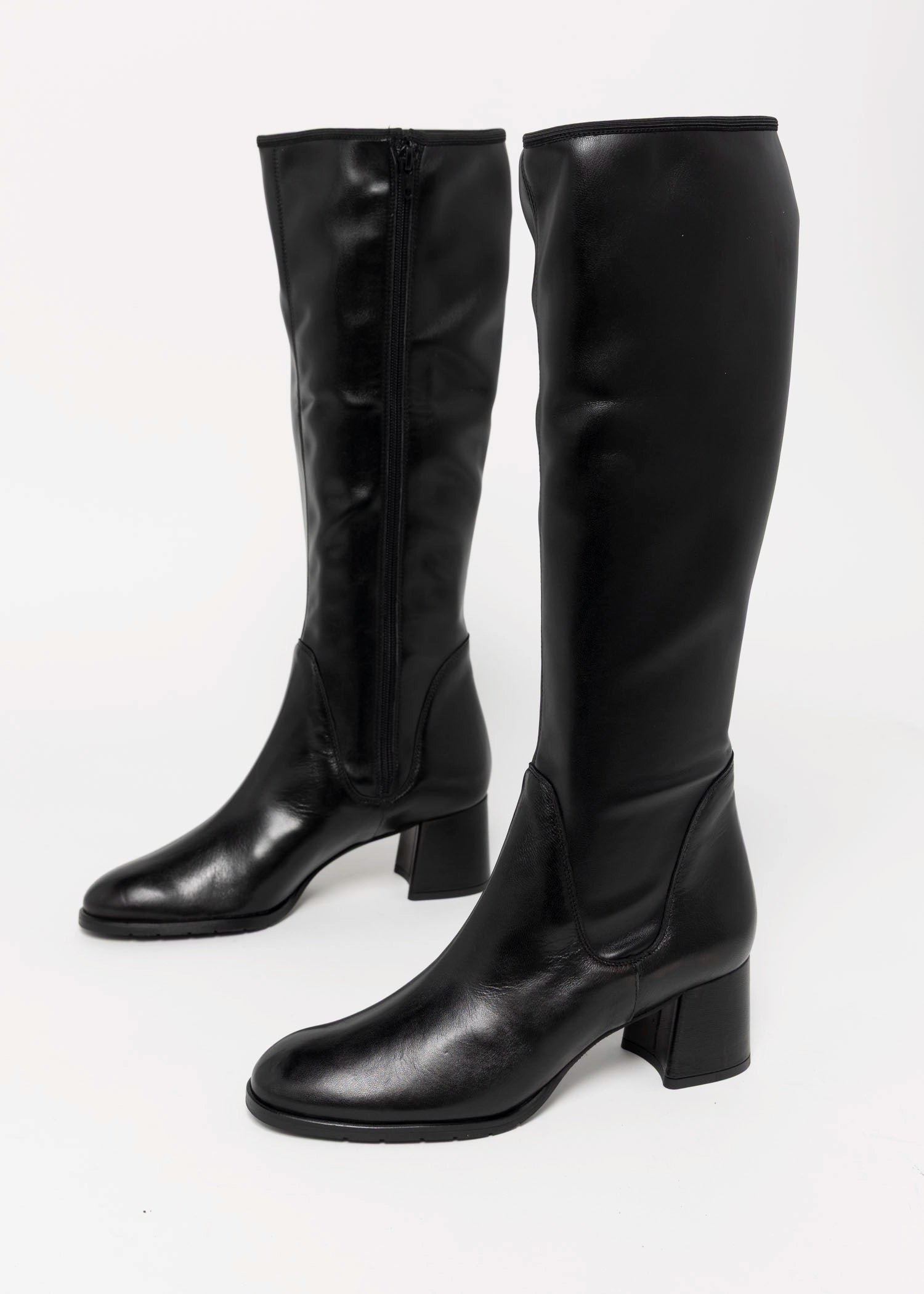swatch_Black Leather l'idea cherri tall heeled boot