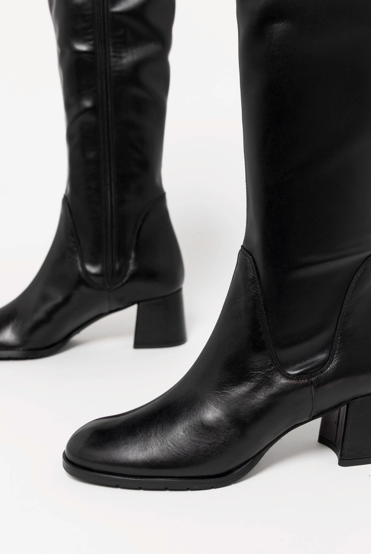 swatch_Black Leather l'idea cherri tall heeled boot