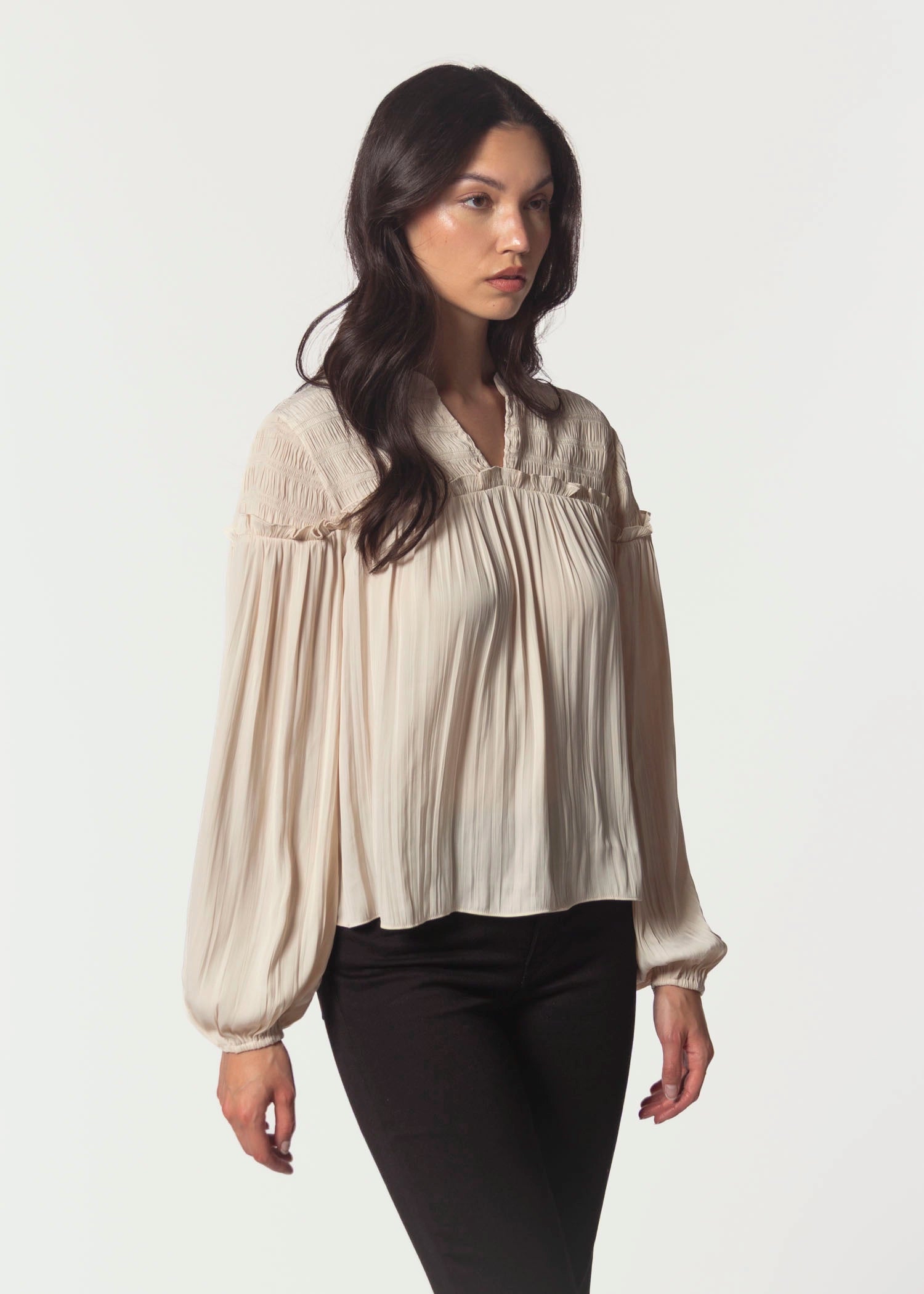 swatch_Light Oat better together blouse
