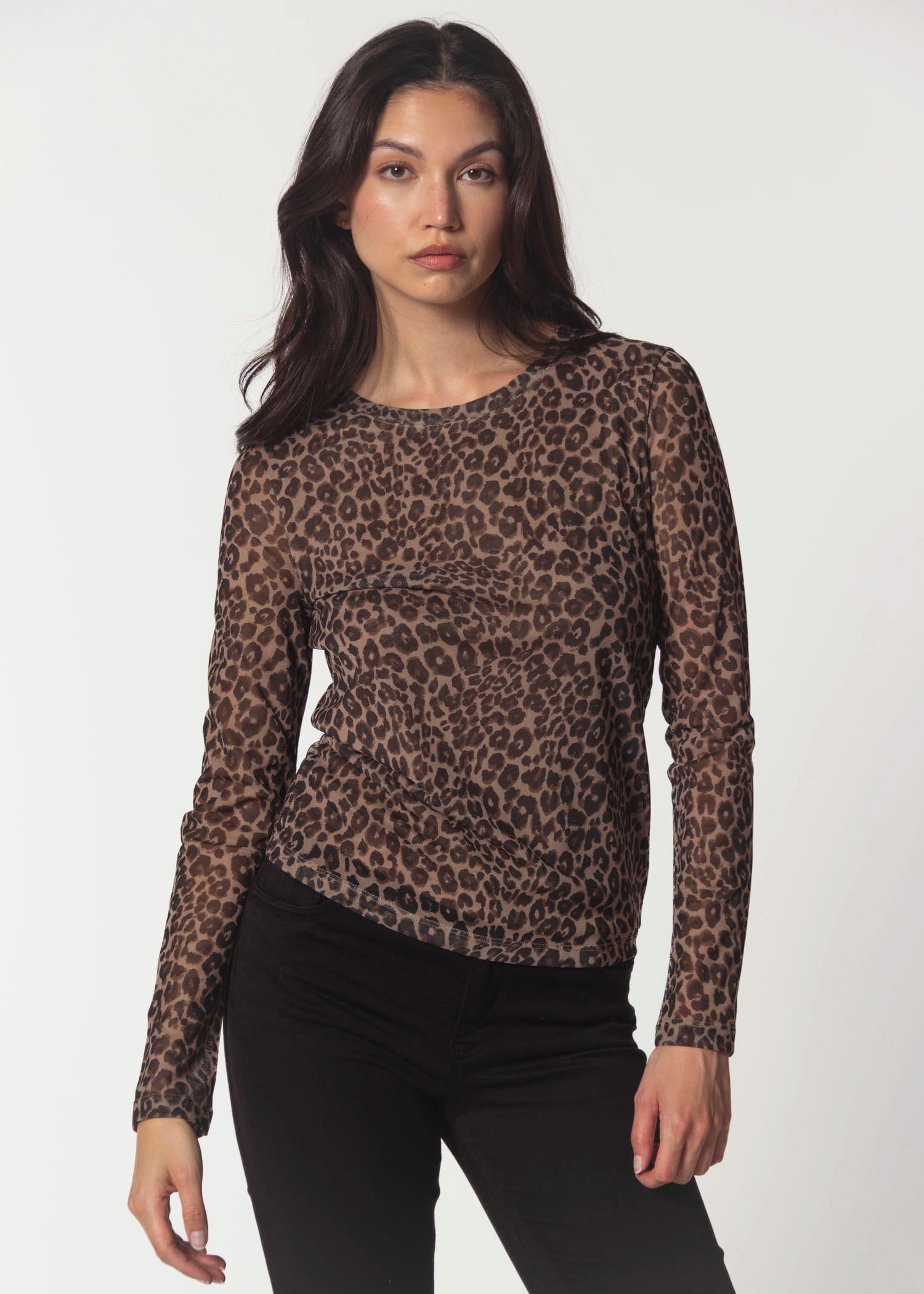 swatch_Leopard perfect mesh tee