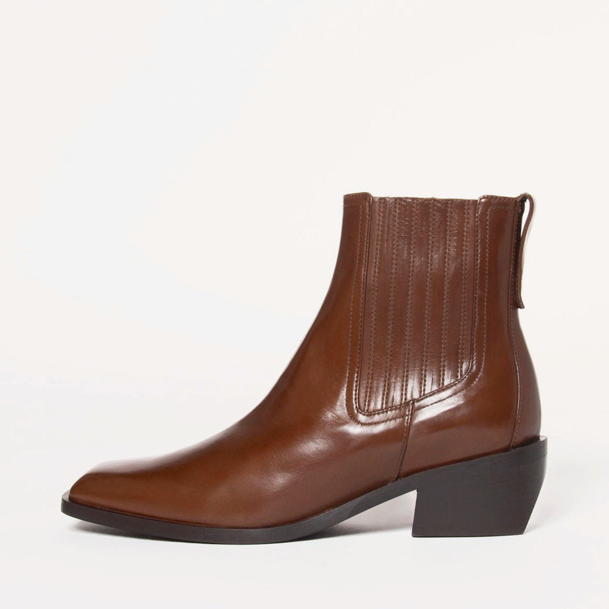 Claire Square Toe Leather Boot