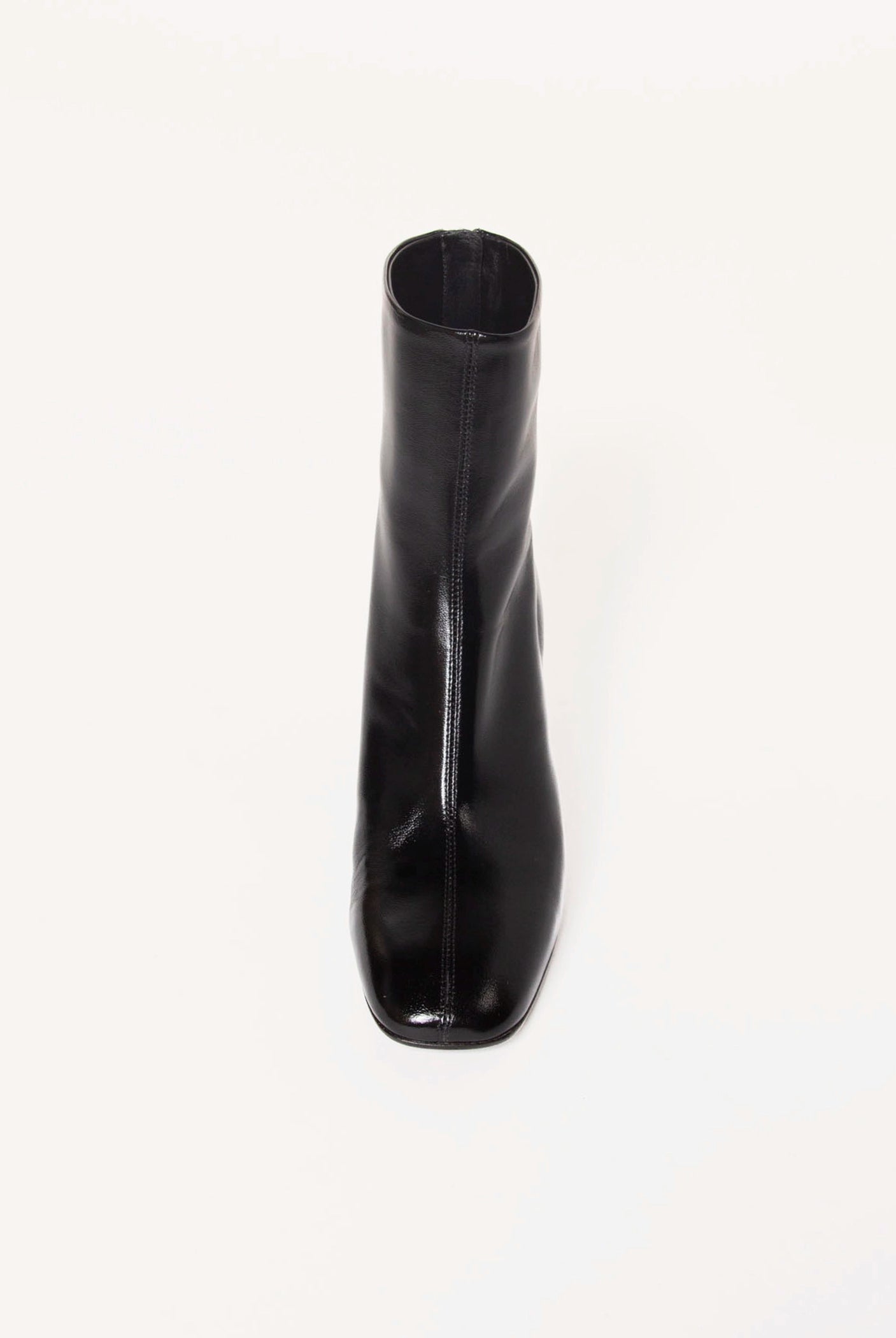 swatch_Black Patent leather ankle boot