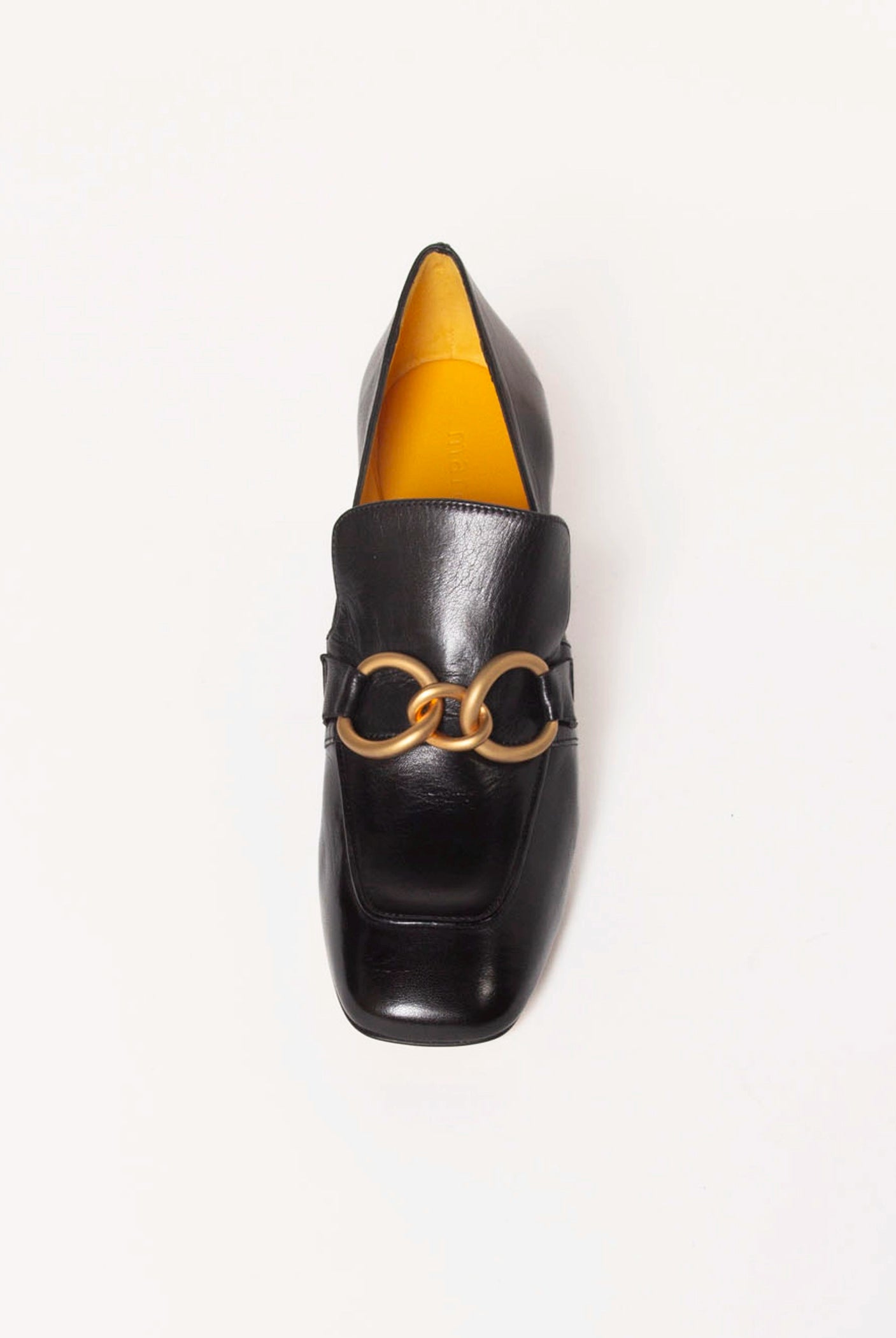 swatch_black leather heeled loafer