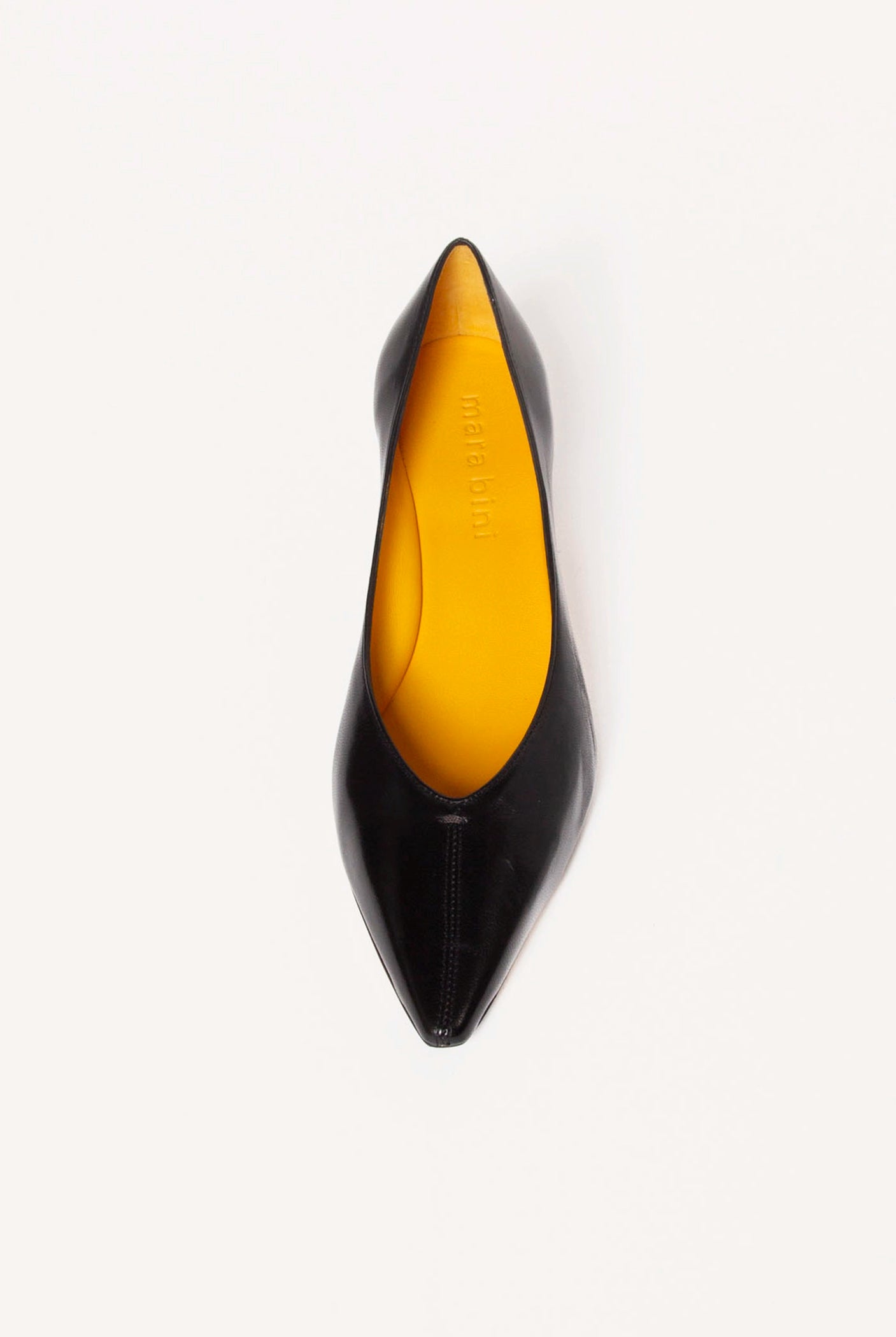 swatch_Black Leather vale pump