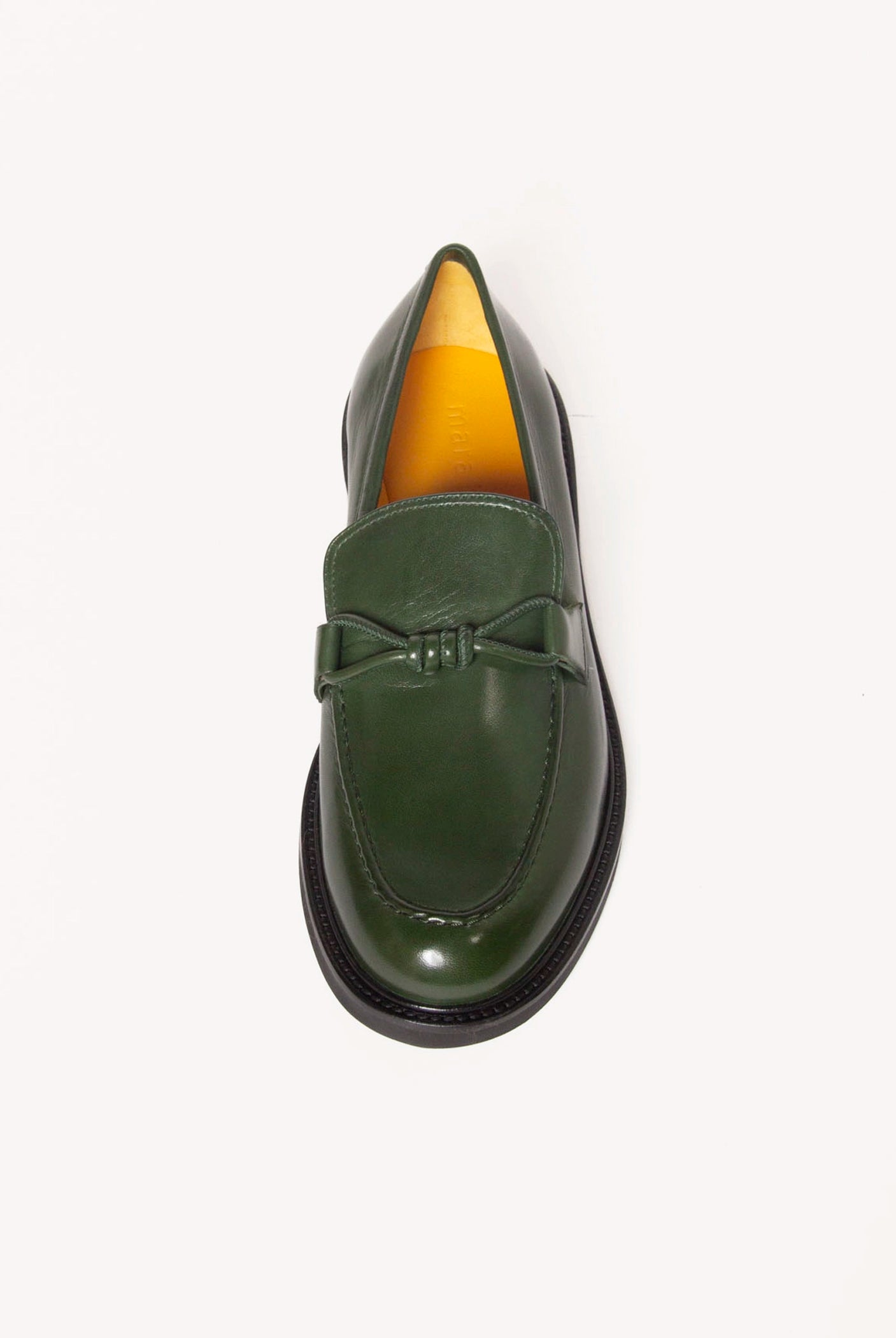 swatch_Dark Green Leather loafer