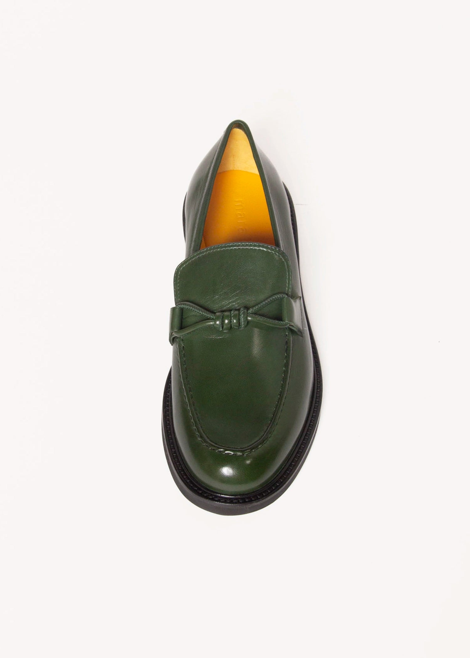 swatch_Dark Green Leather loafer