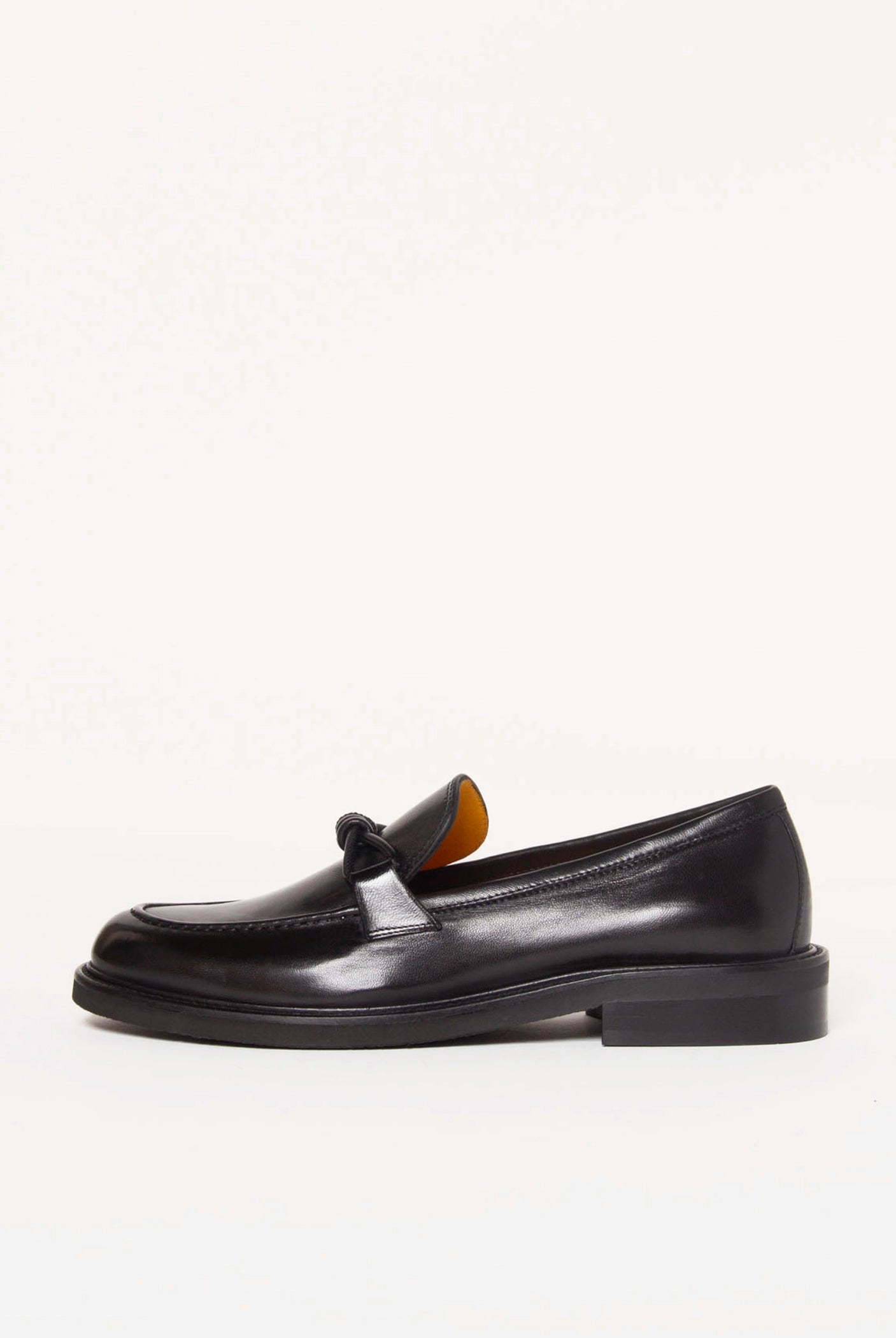 swatch_Black leather loafer