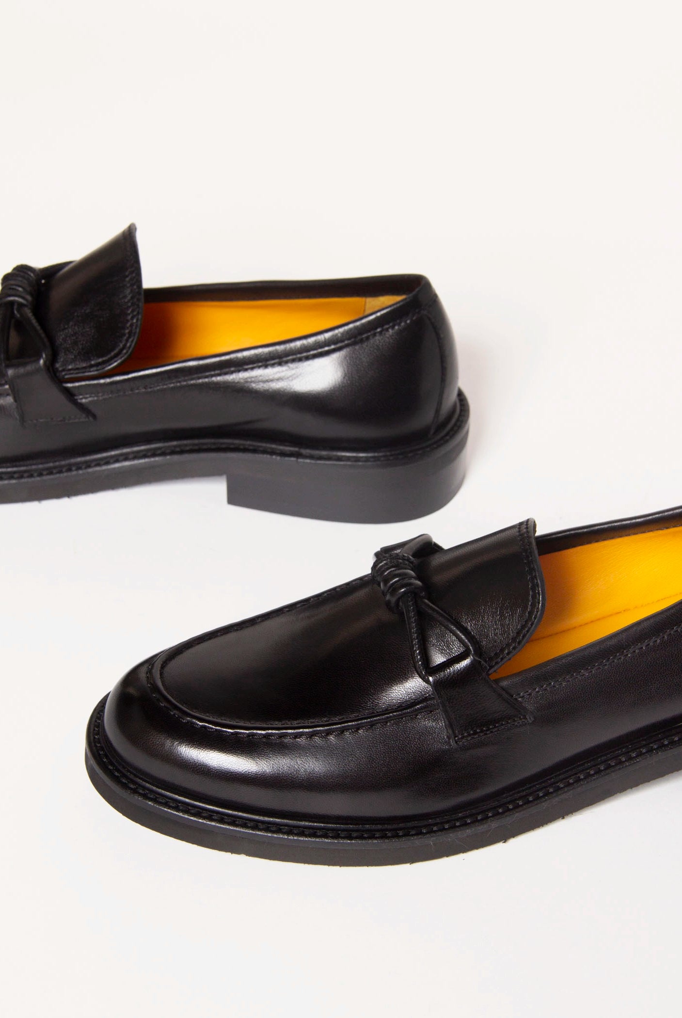 swatch_Black leather loafer