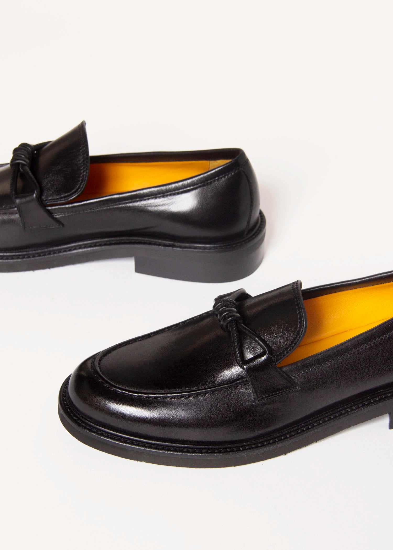swatch_Black leather loafer