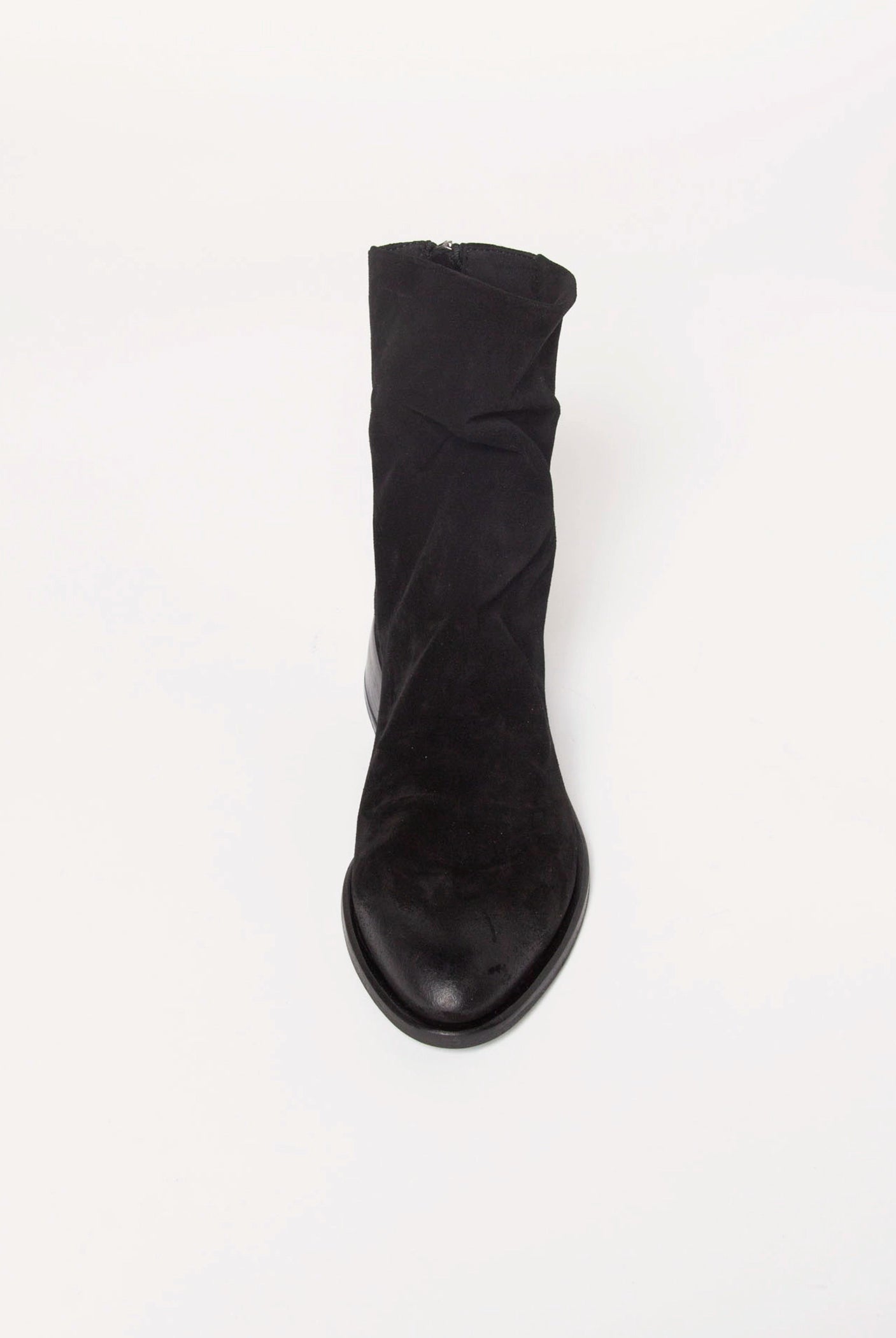 swatch_Black Suede ankle boot