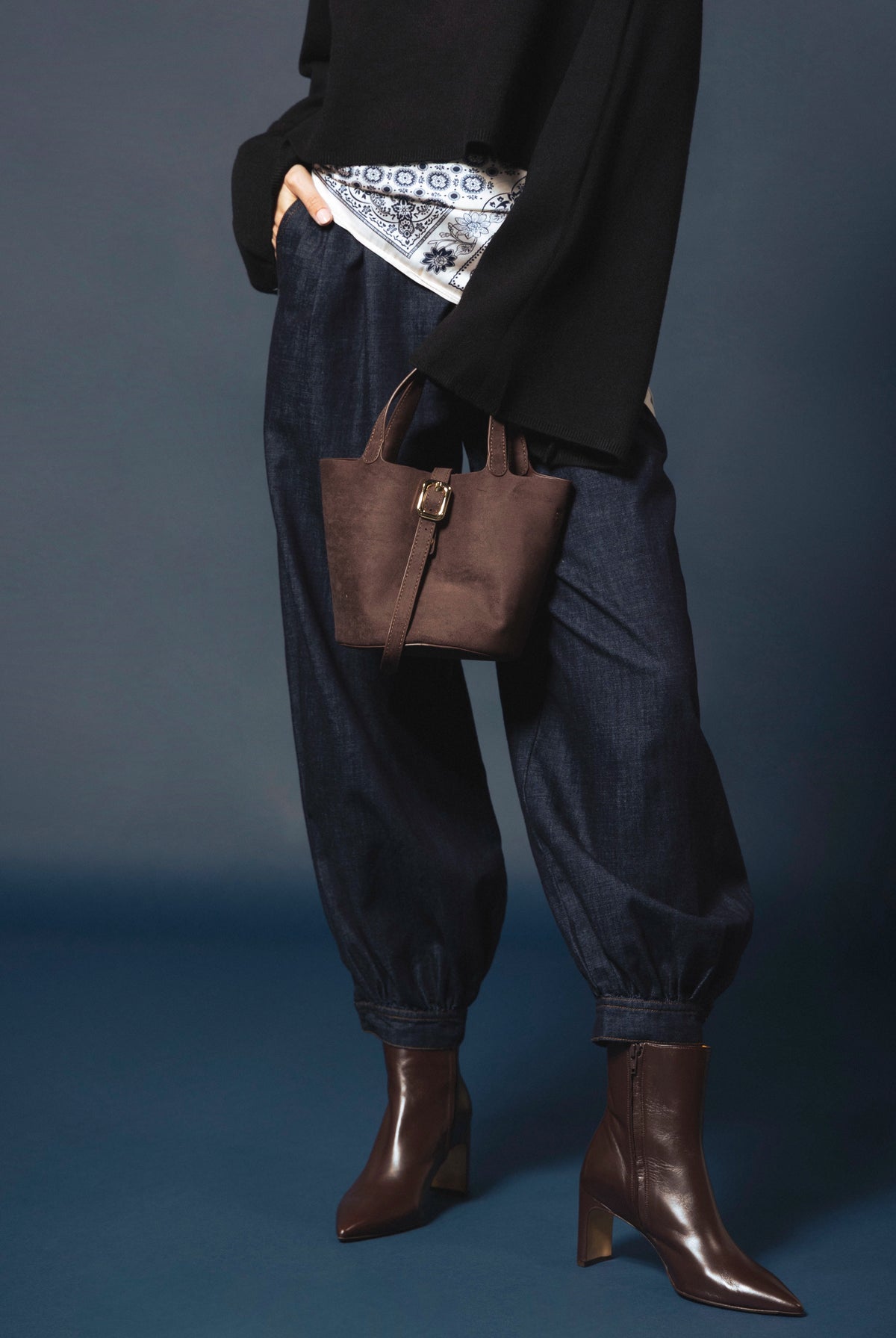 swatch_Brown Leather mara bini leather heeled boot