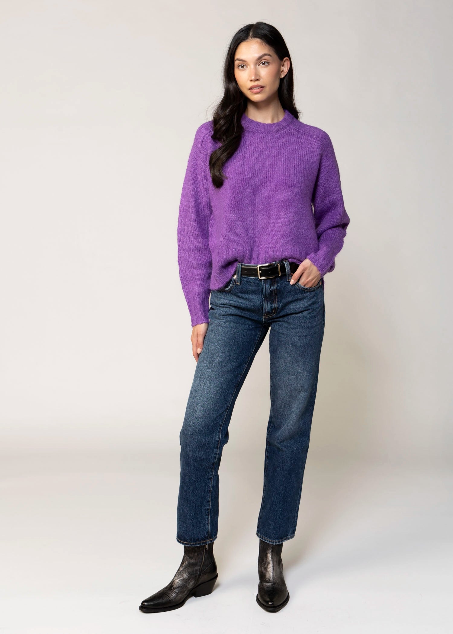 swatch_Violet pistola adina crewneck sweater