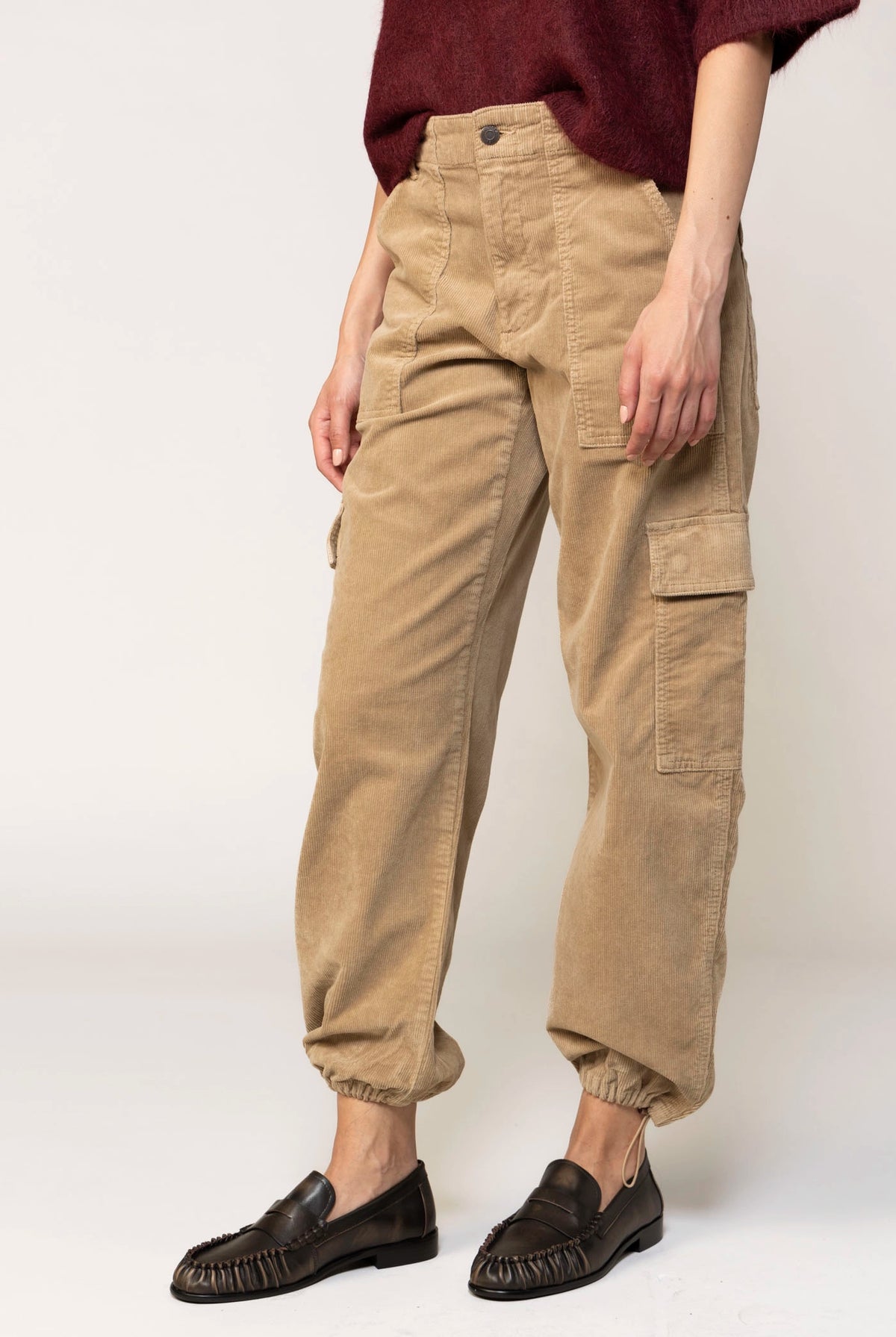 swatch_Camel pistola denim honor utility cargo corduroy pant