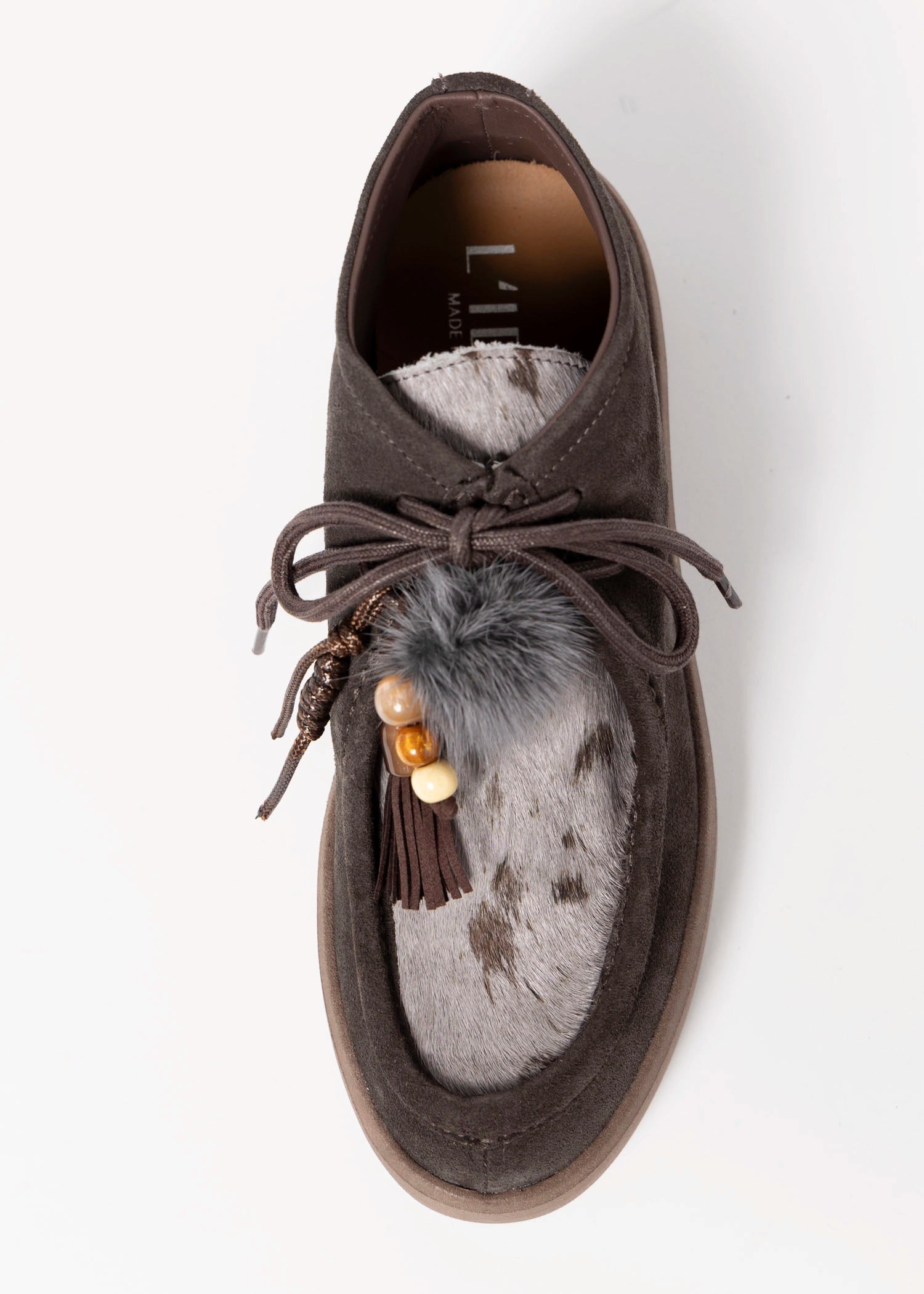 swatch_Grey Multi l'idea italian suede wallabee ankle boot