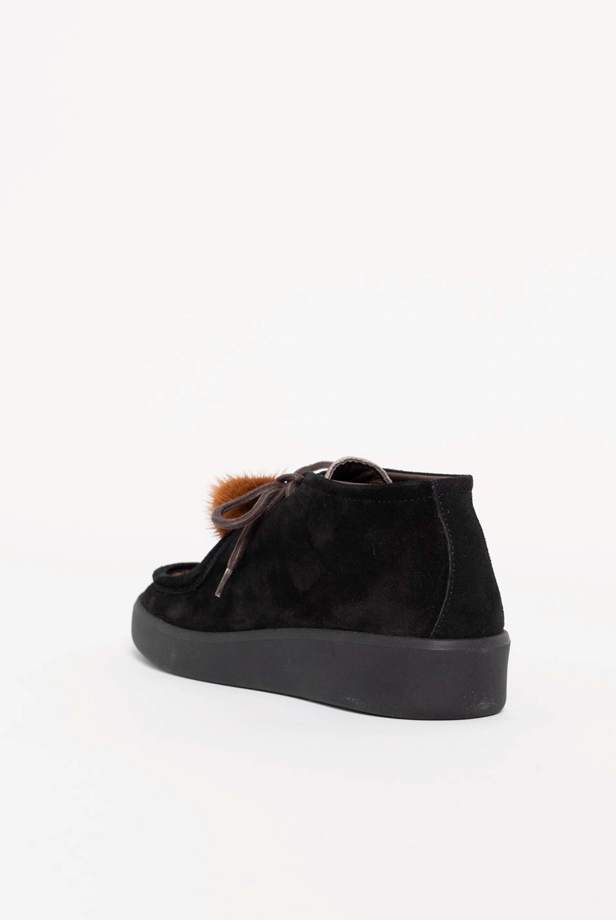 swatch_Black/Tiger l'idea italian suede wallabee ankle boot