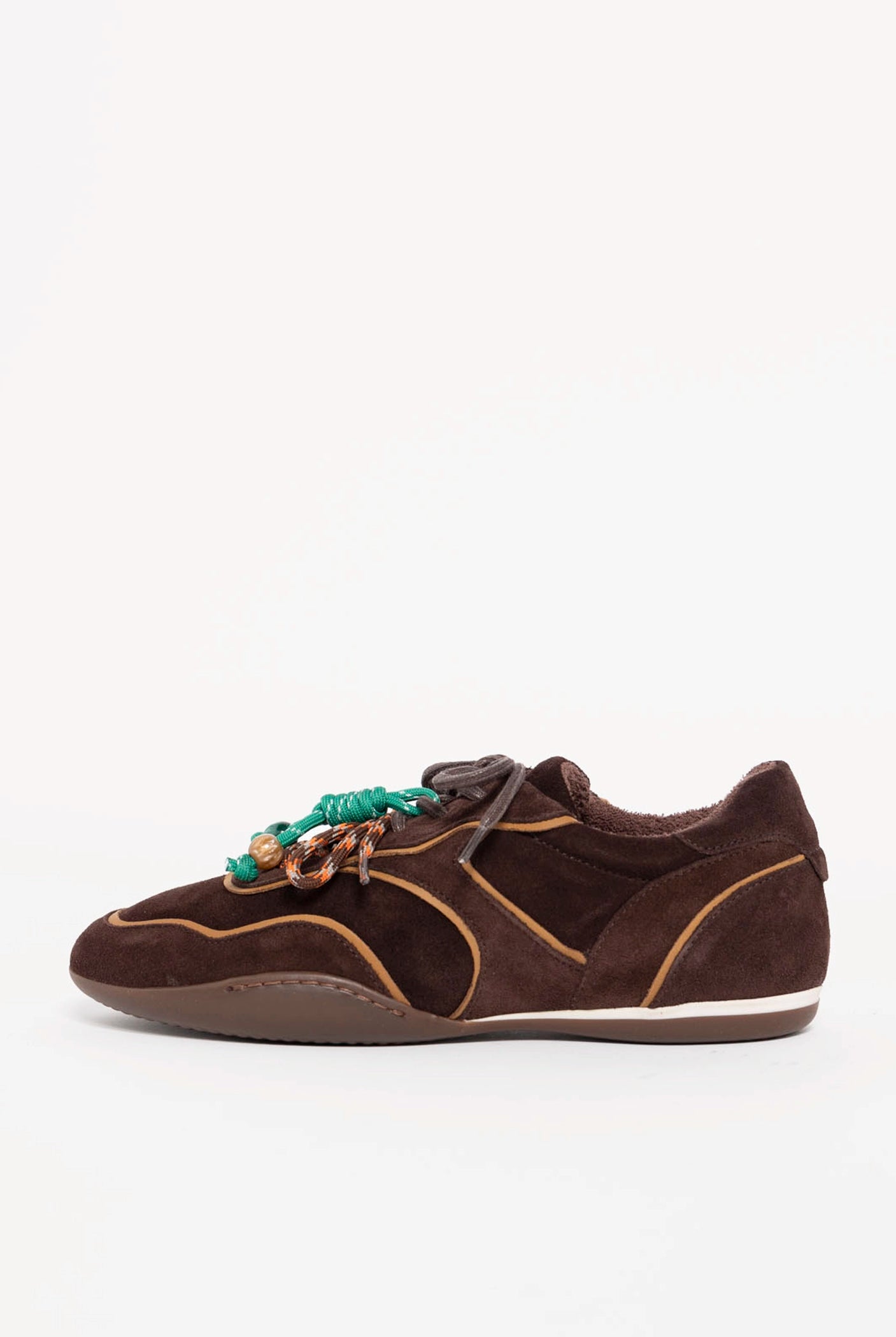 swatch_Chocolate Suede Italian suede sneakerina