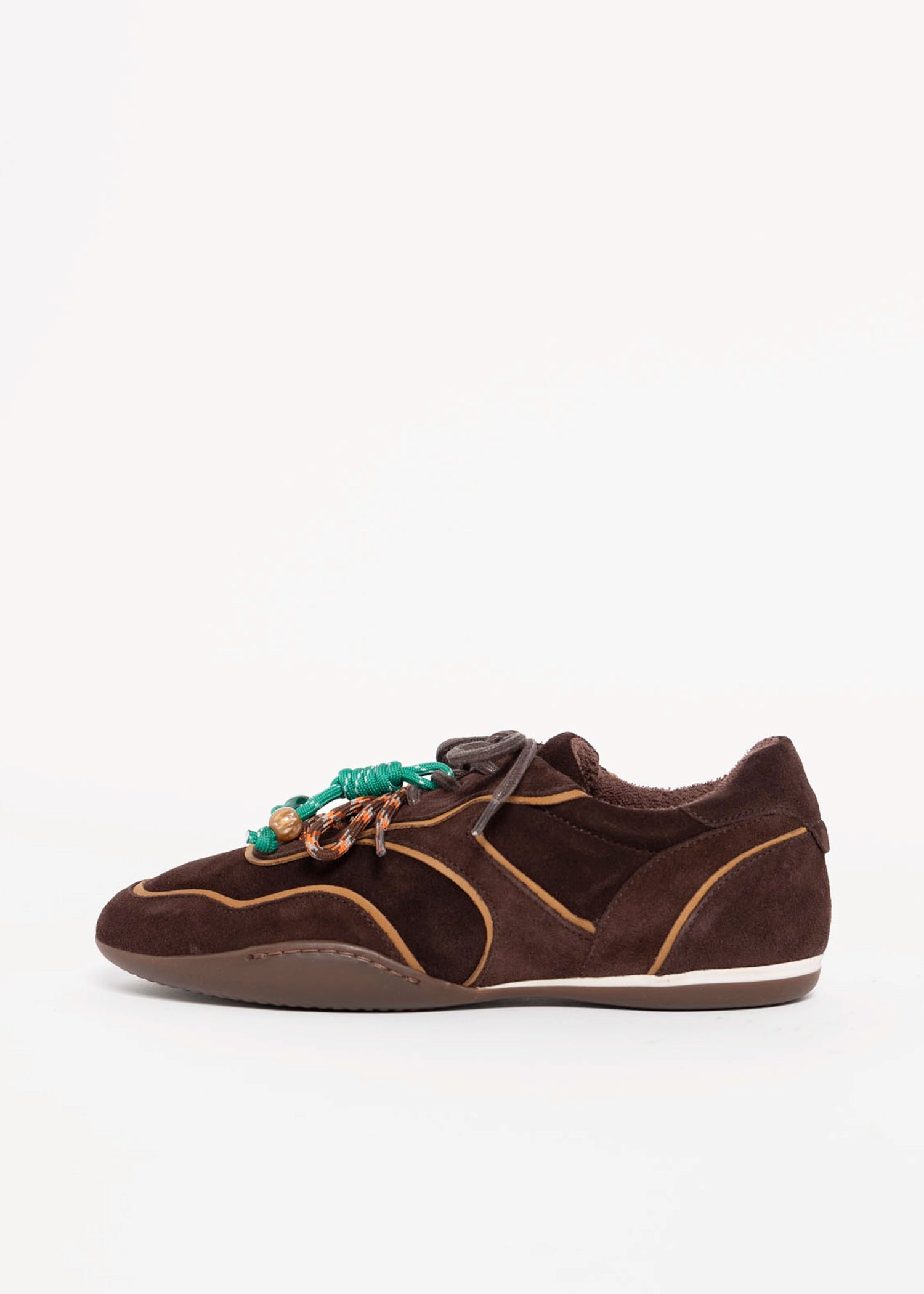 swatch_Chocolate Suede Italian suede sneakerina