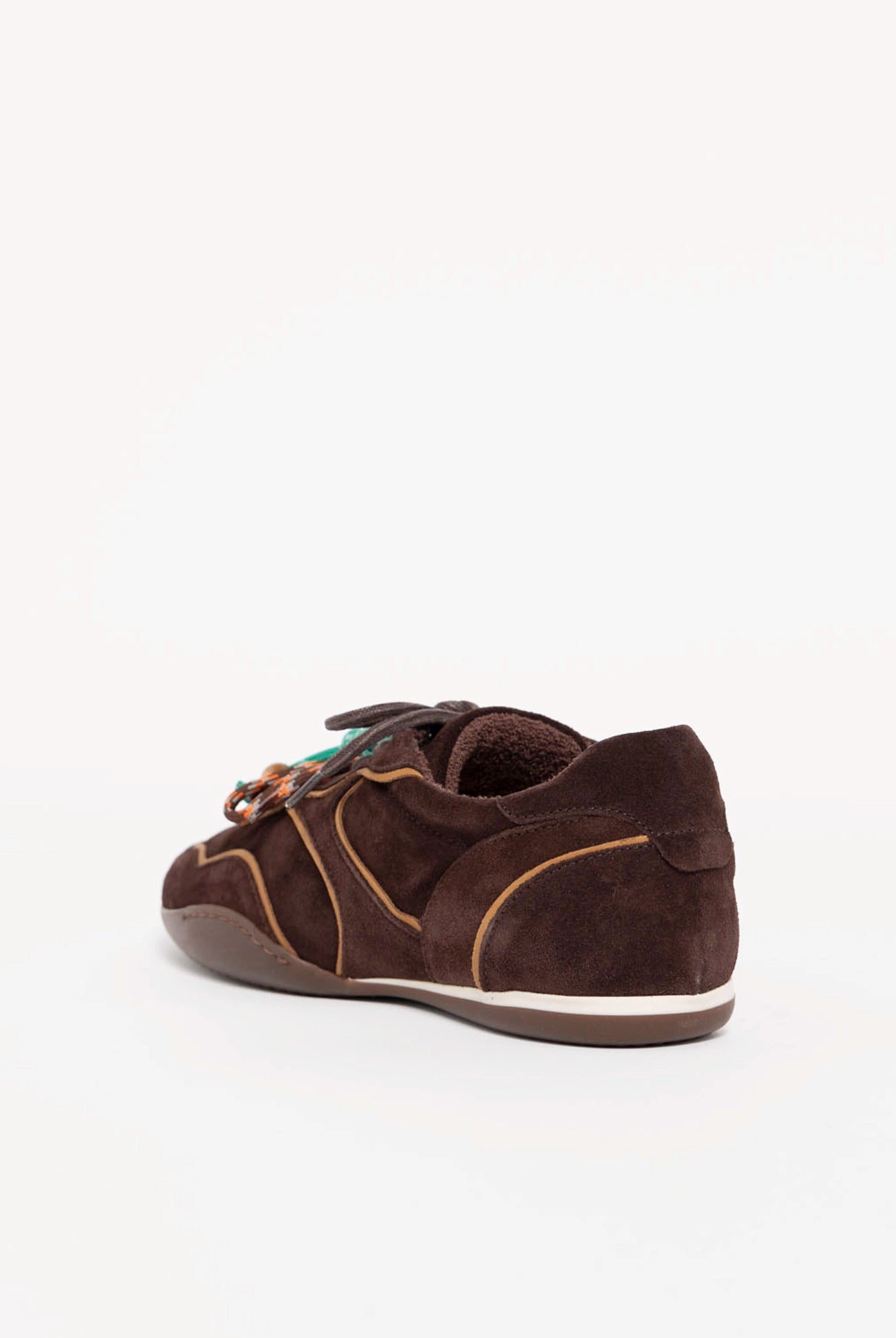 swatch_Chocolate Suede Italian suede sneakerina