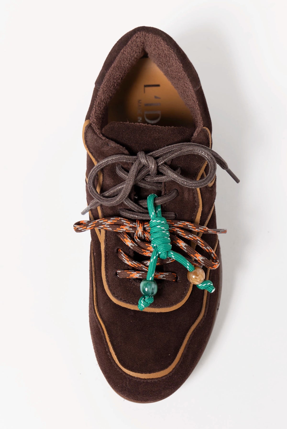 swatch_Chocolate Suede Italian suede sneakerina