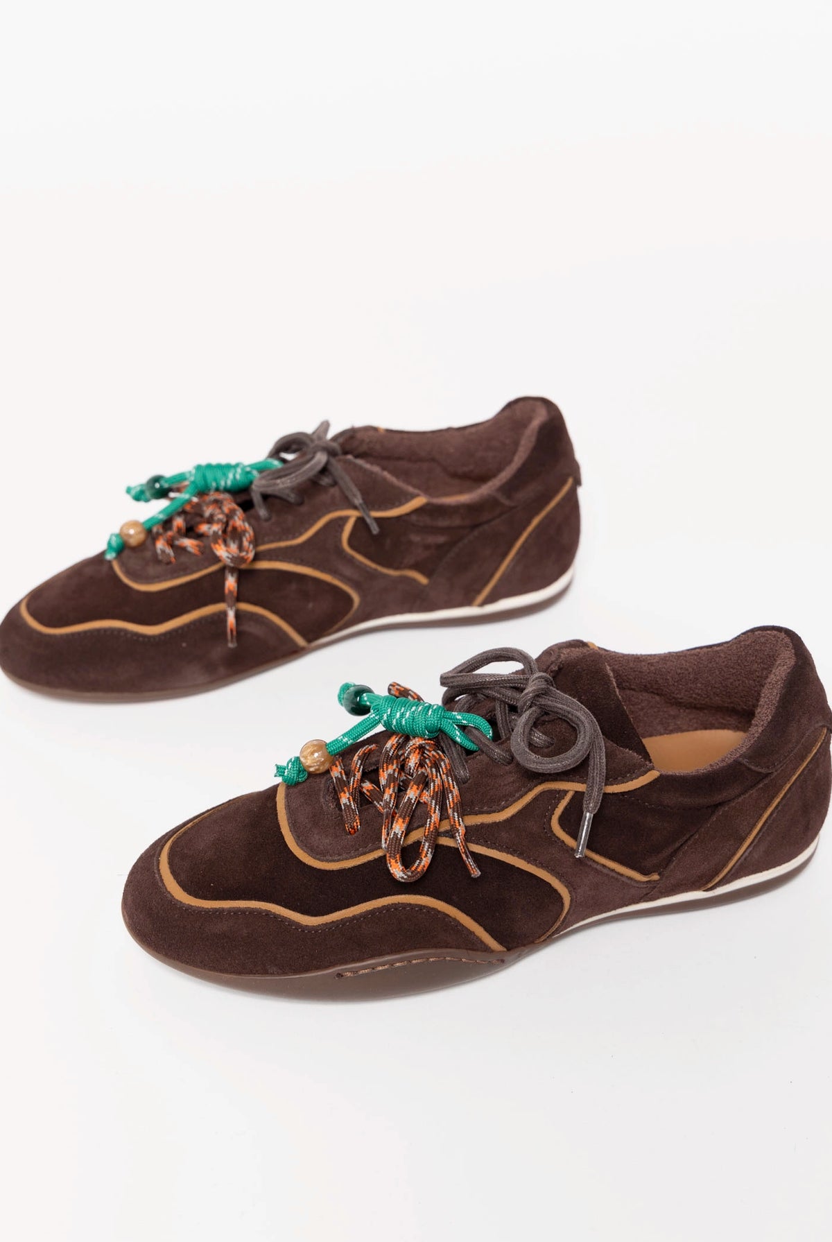 swatch_Chocolate Suede Italian suede sneakerina