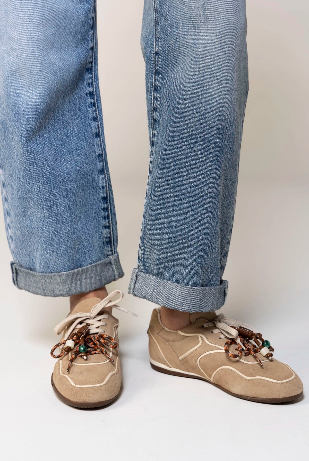 swatch_Taupe Suede Italian suede sneakerina