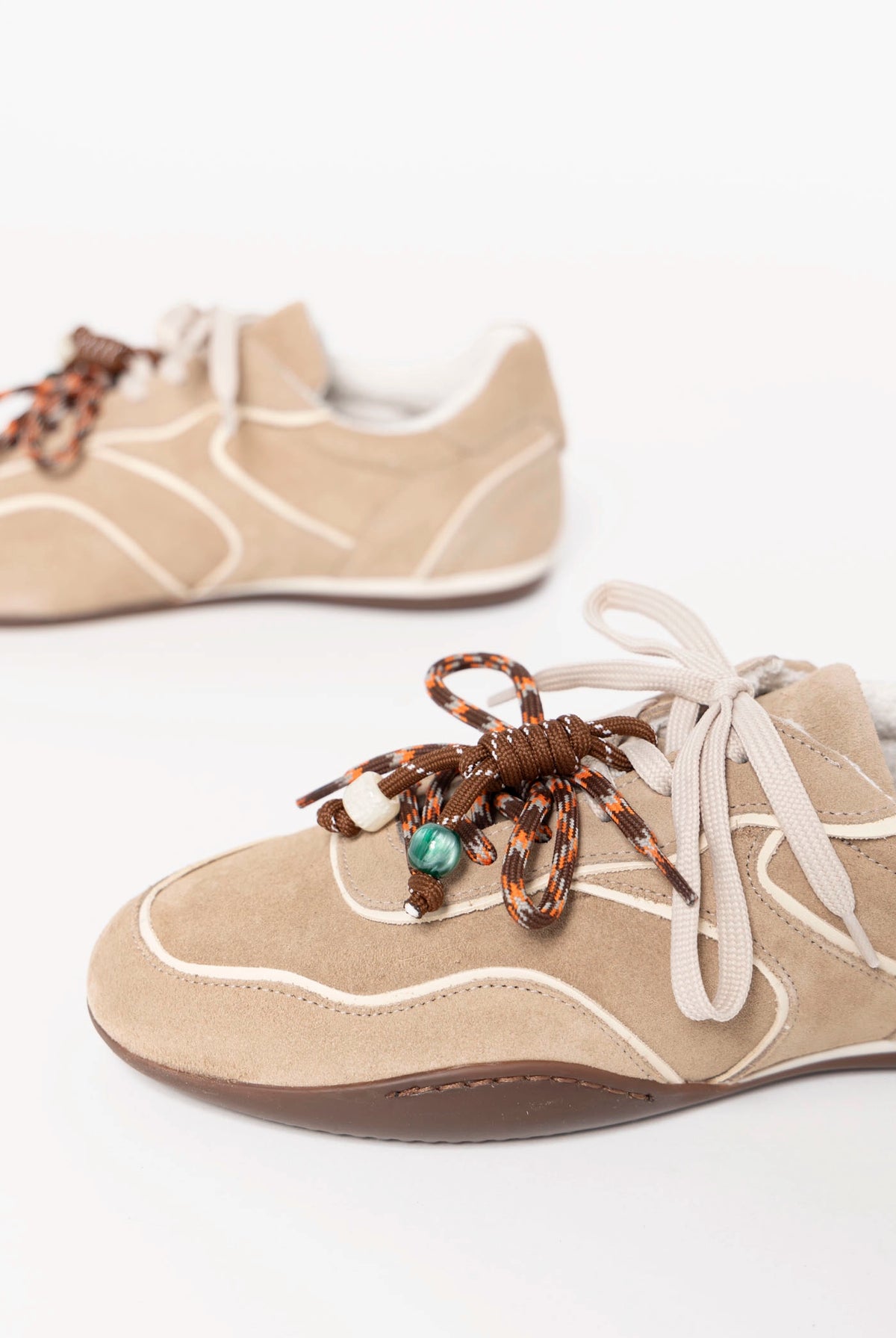 swatch_Taupe Suede Italian suede sneakerina