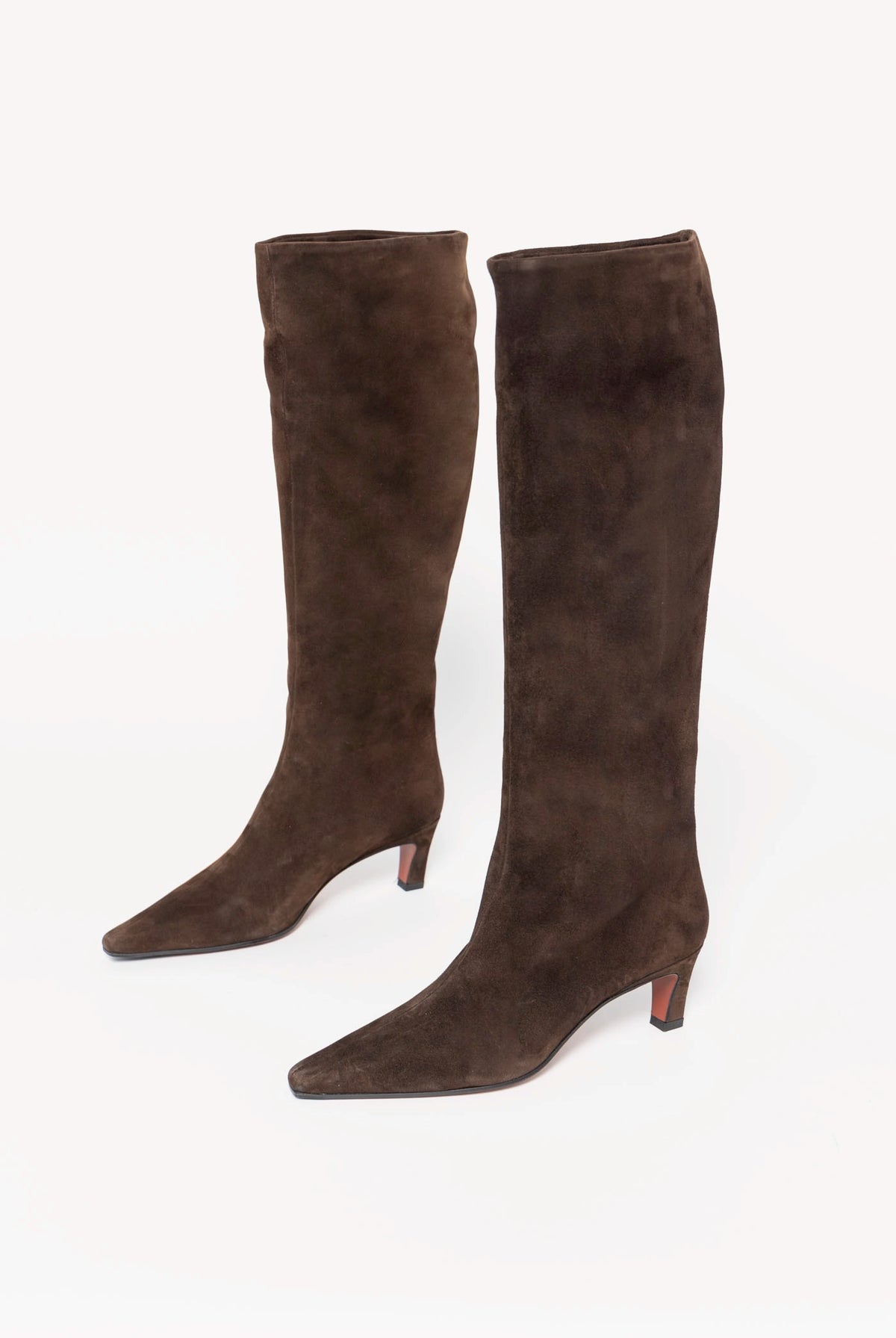 swatch_Chocolate Suede roberto festa fredine italian suede knee-high boot