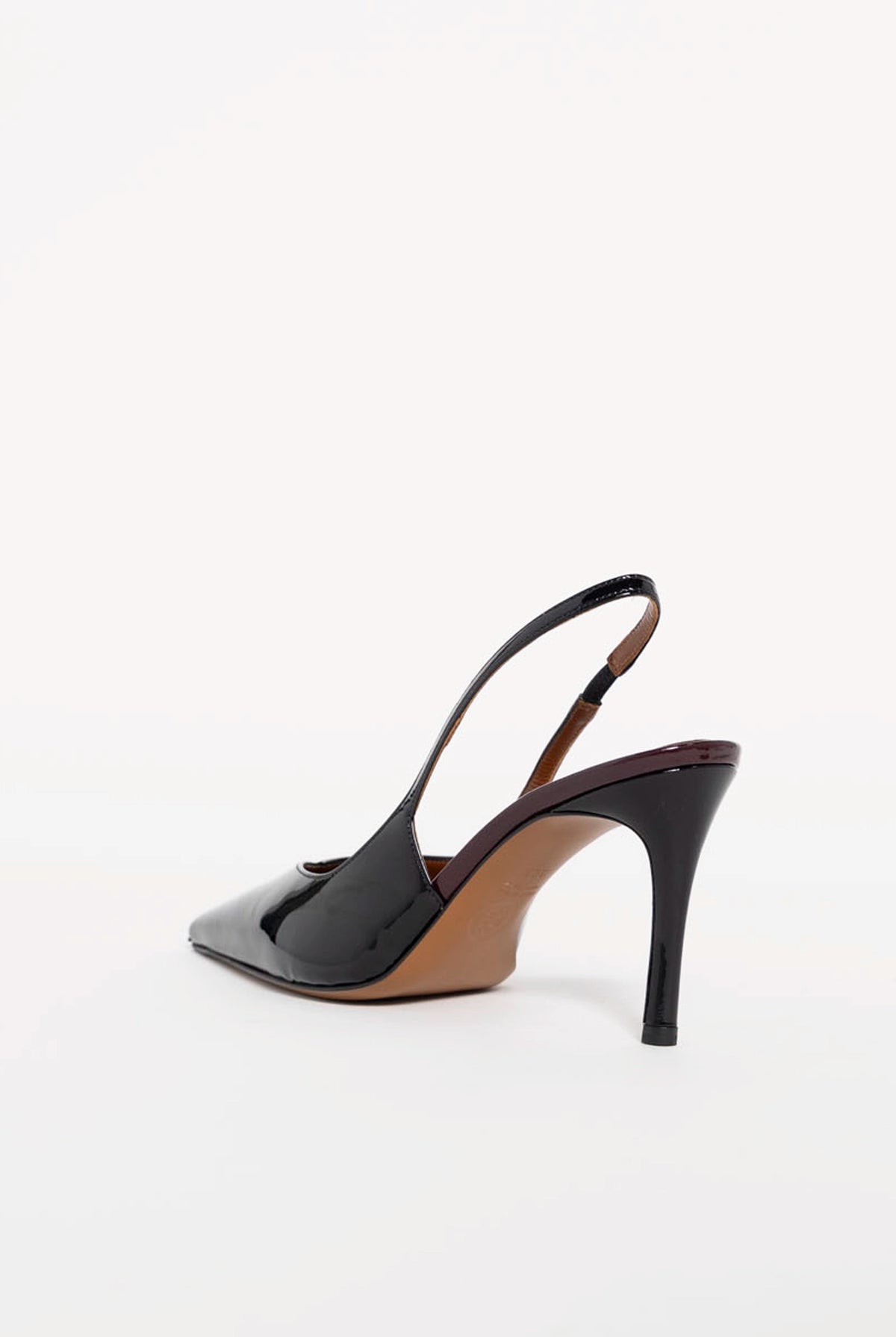 swatch_Black/Wine Roberto Festa anais italian leather slingback pump