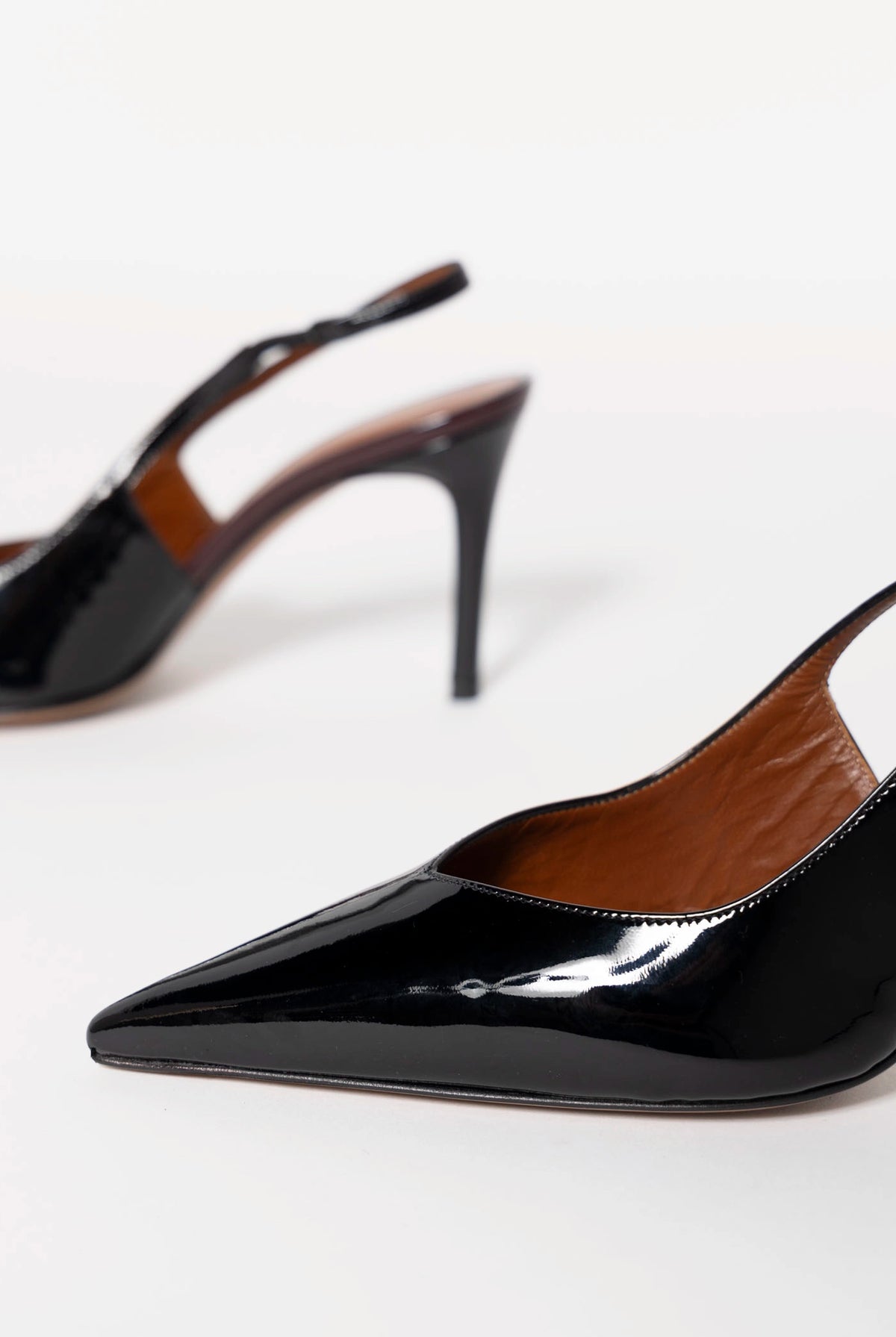 swatch_Black/Wine Roberto Festa anais italian leather slingback pump