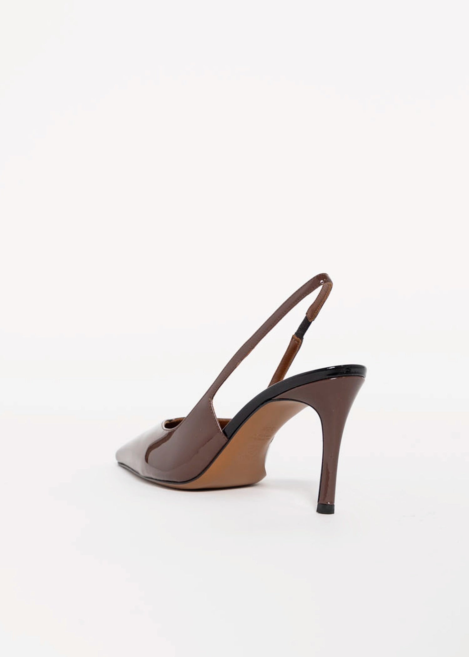 swatch_Brown/Black Roberto Festa anais italian leather slingback pump