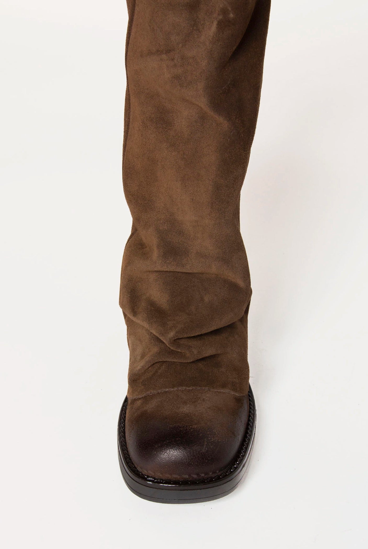 swatch_Brown Suede foldover boot