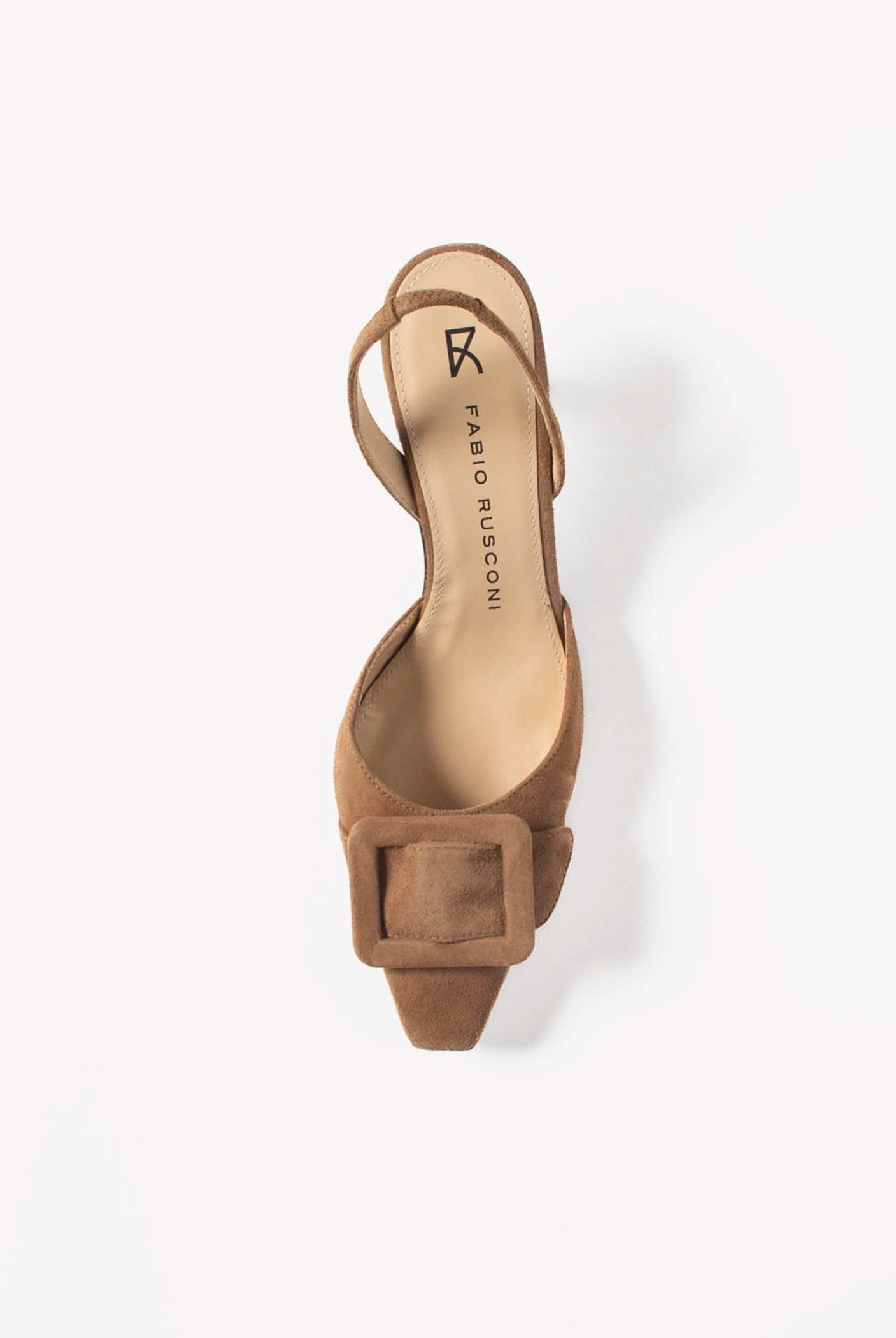 swatch_Sand Suede kitten heel slingback shoes