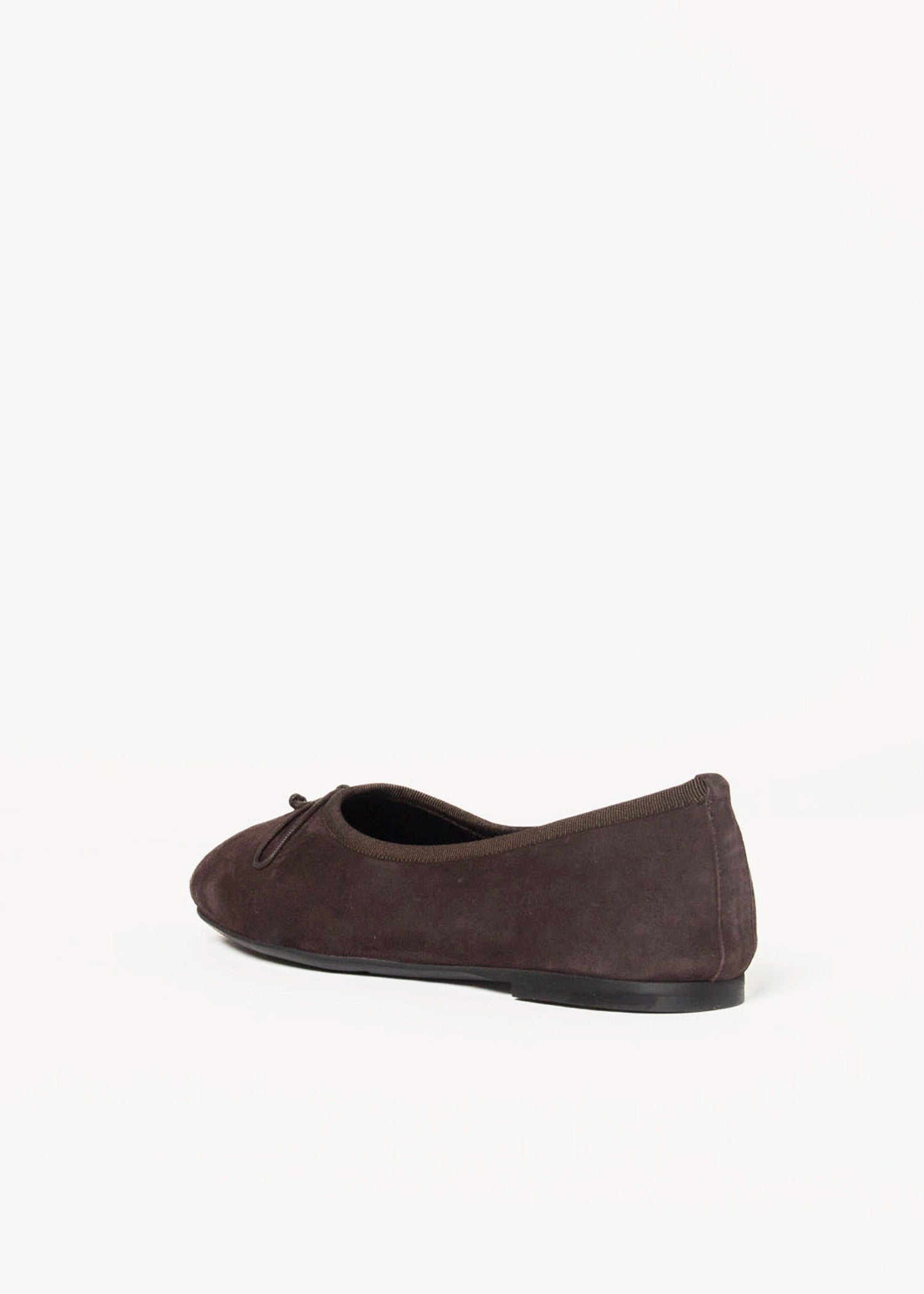 swatch_Brown Suede ballet flat shoes