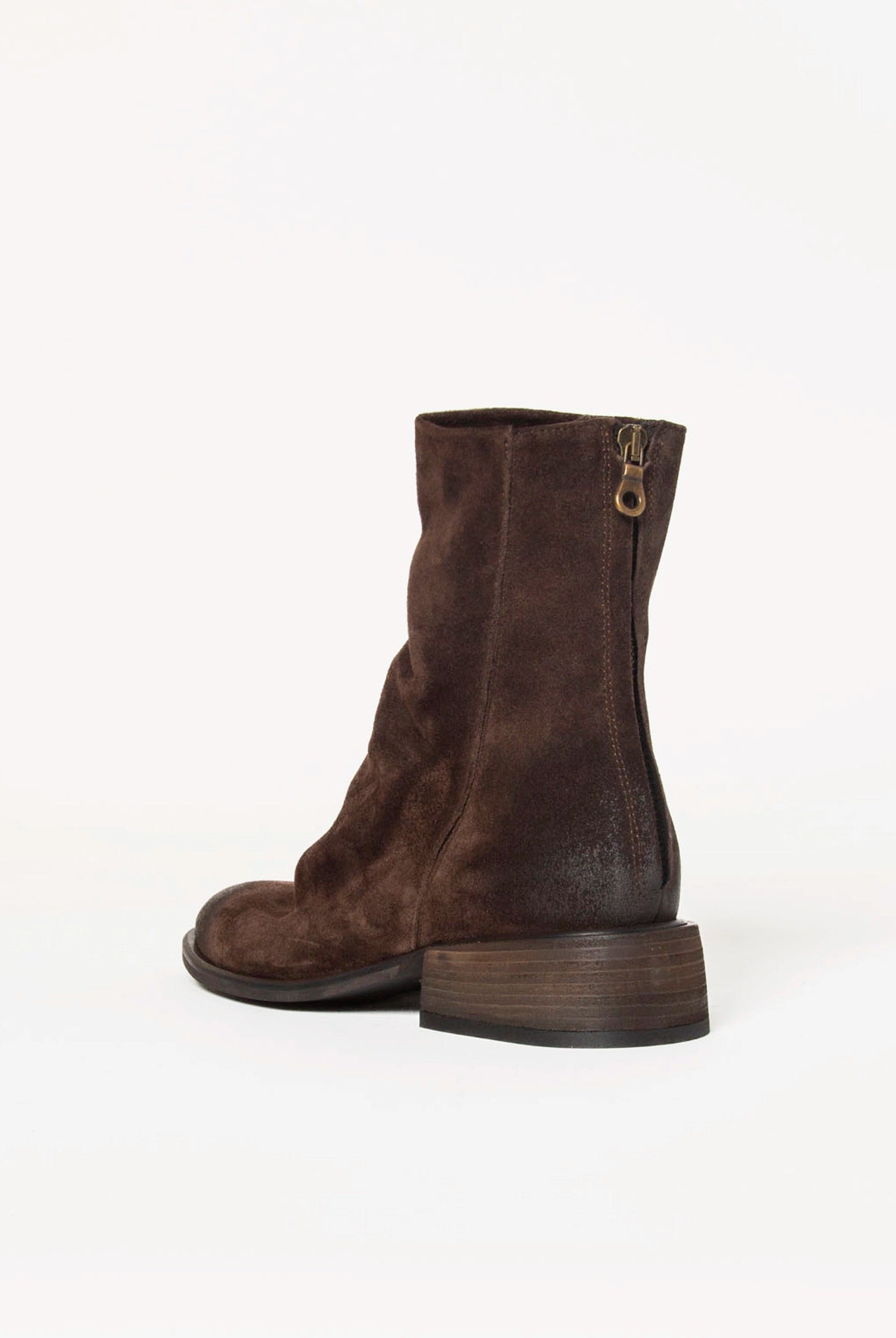 swatch_Chocolate Suede ankle boot