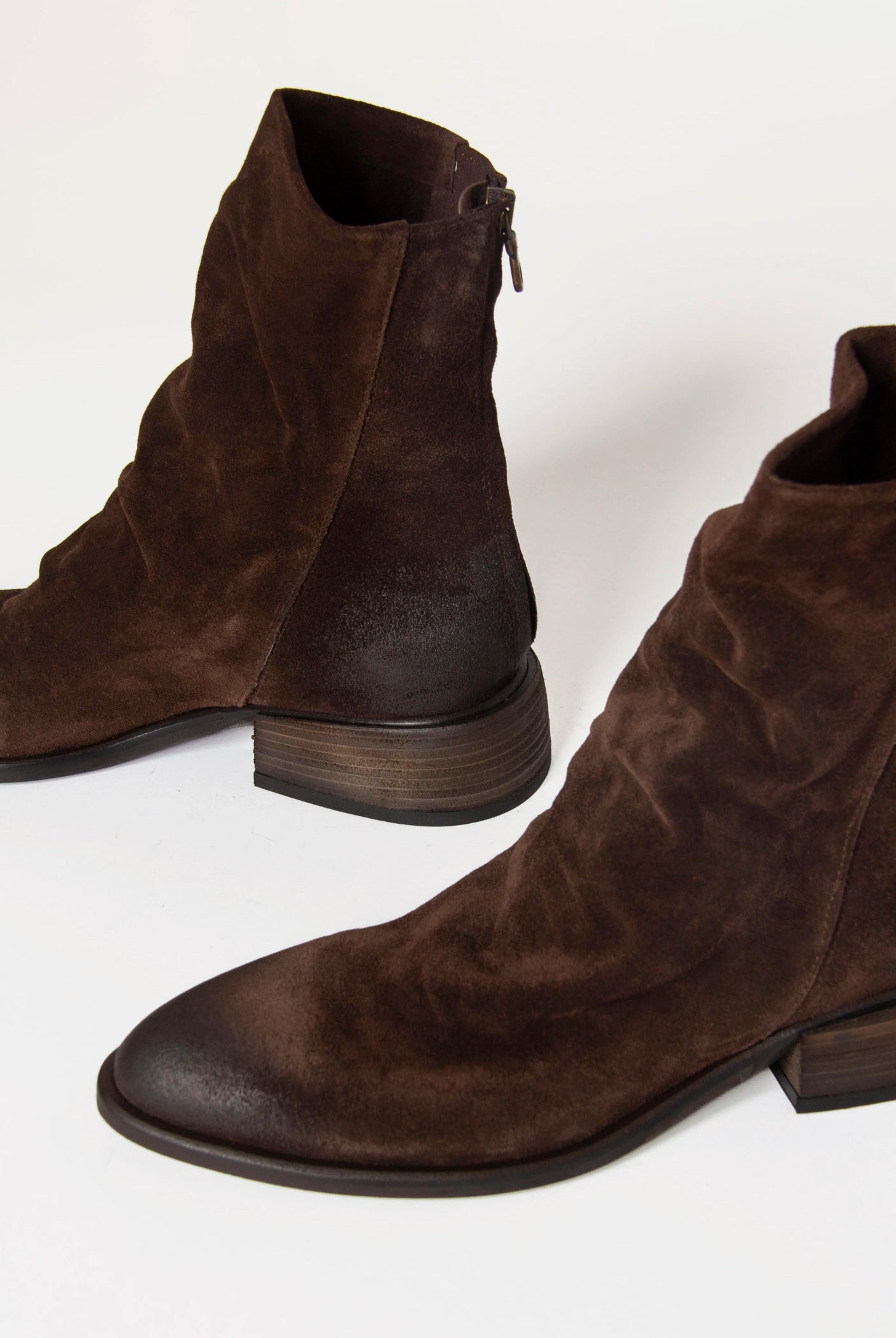 swatch_Chocolate Suede ankle boot