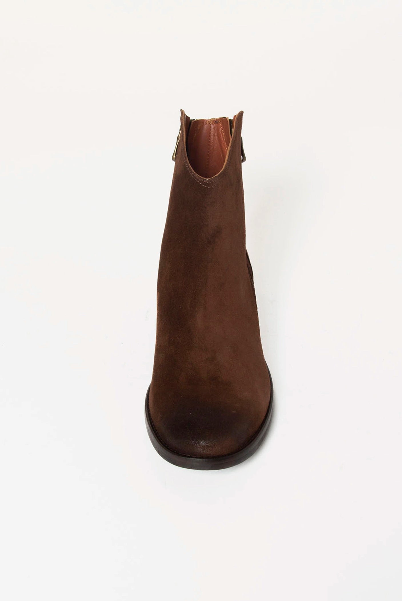 swatch_Brown Suede ankle boot shoes