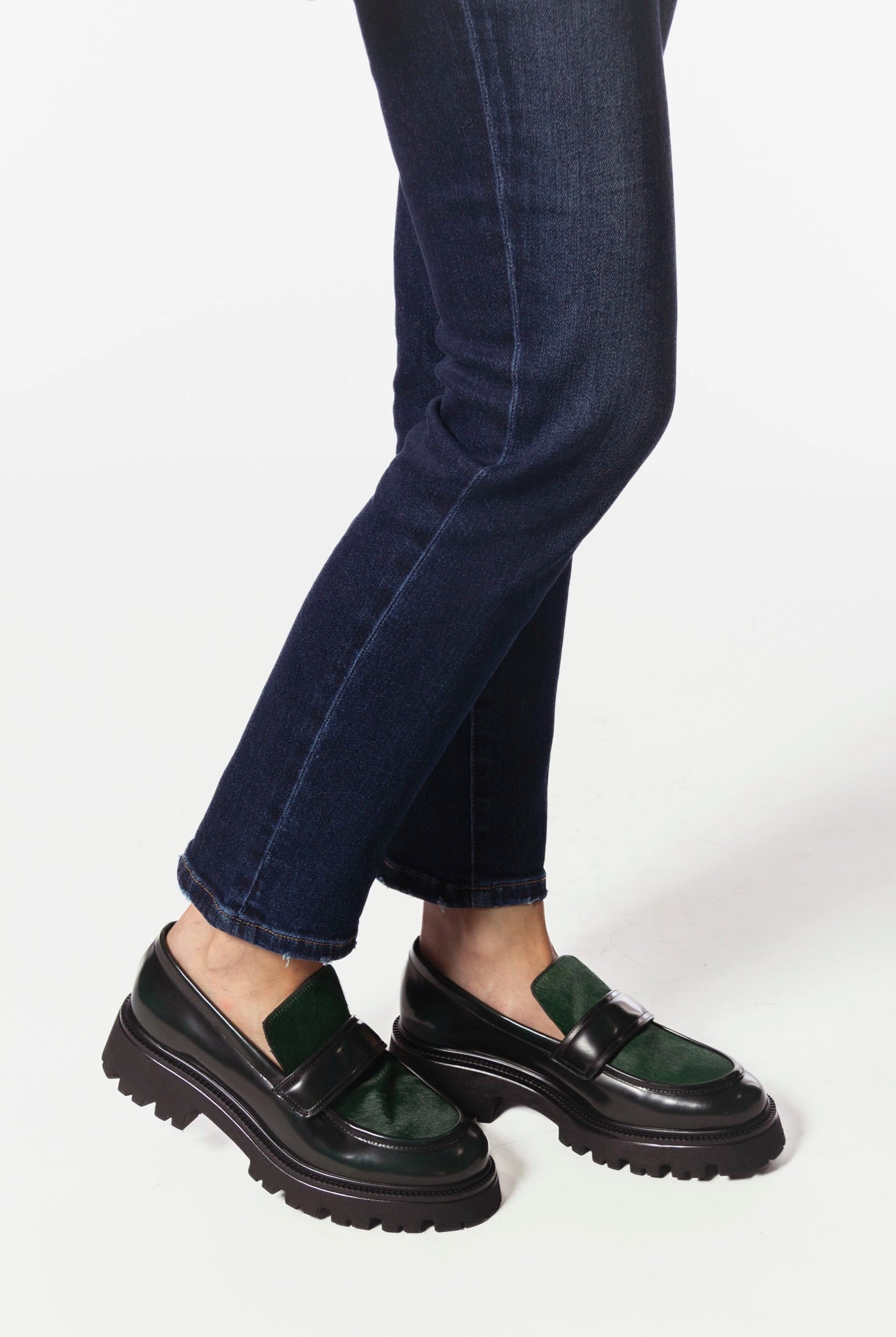 swatch_Forest Leather lug sole loafer