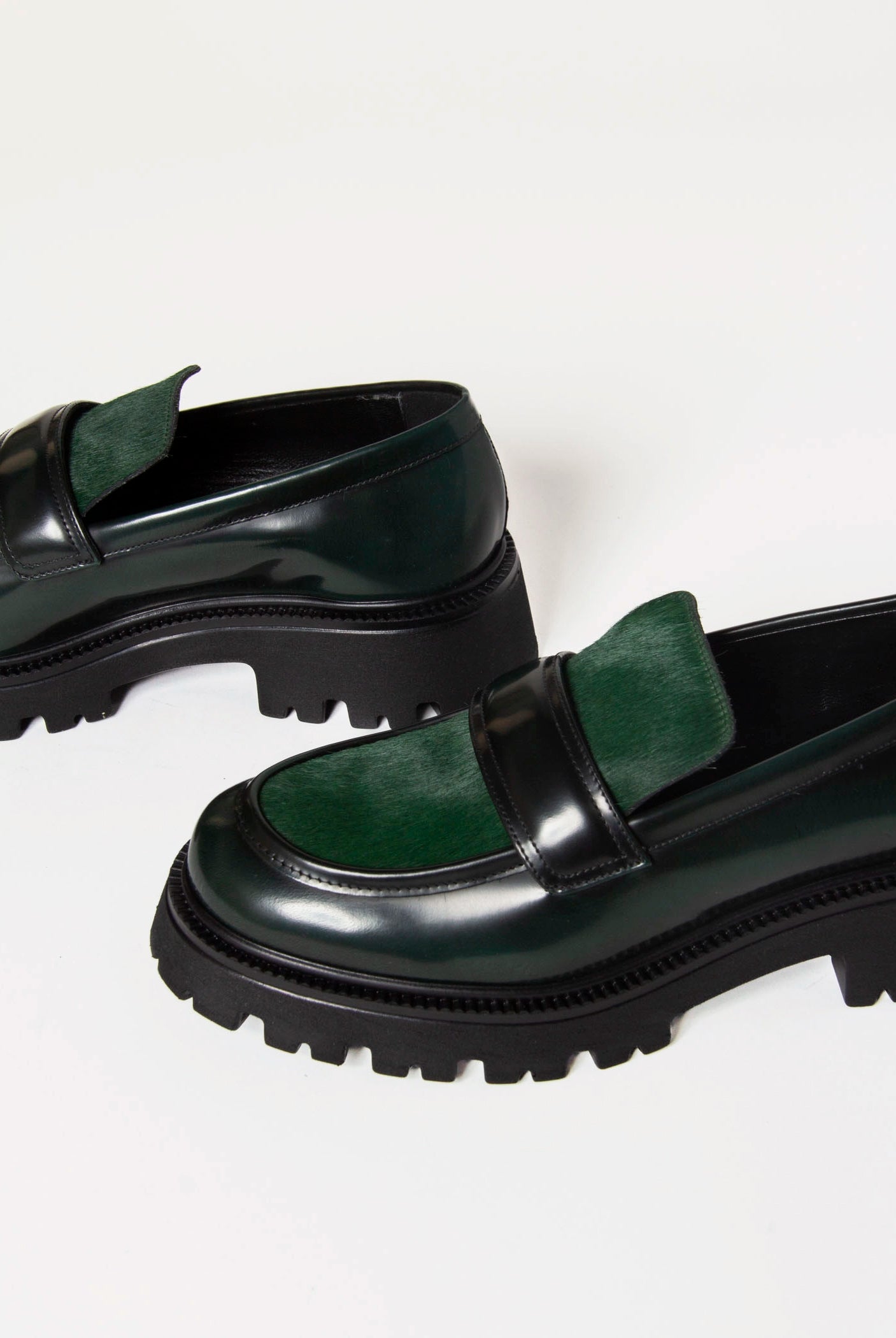 swatch_Forest Leather lug sole loafer