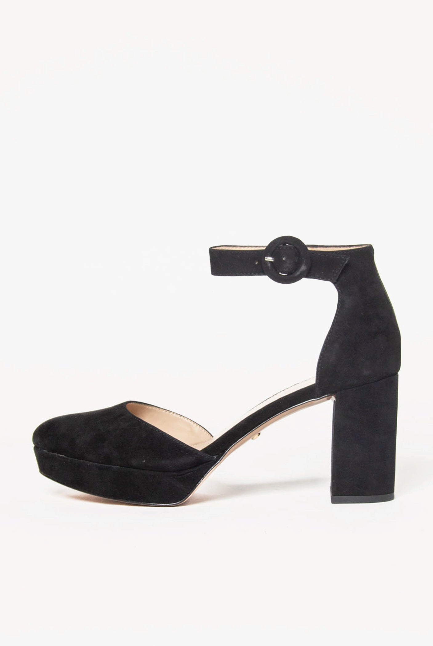 swatch_Black Suede lenor platform heel shoes