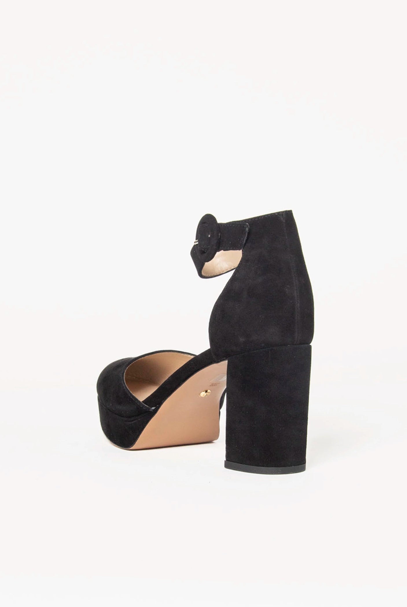 swatch_Black Suede lenor platform heel shoes