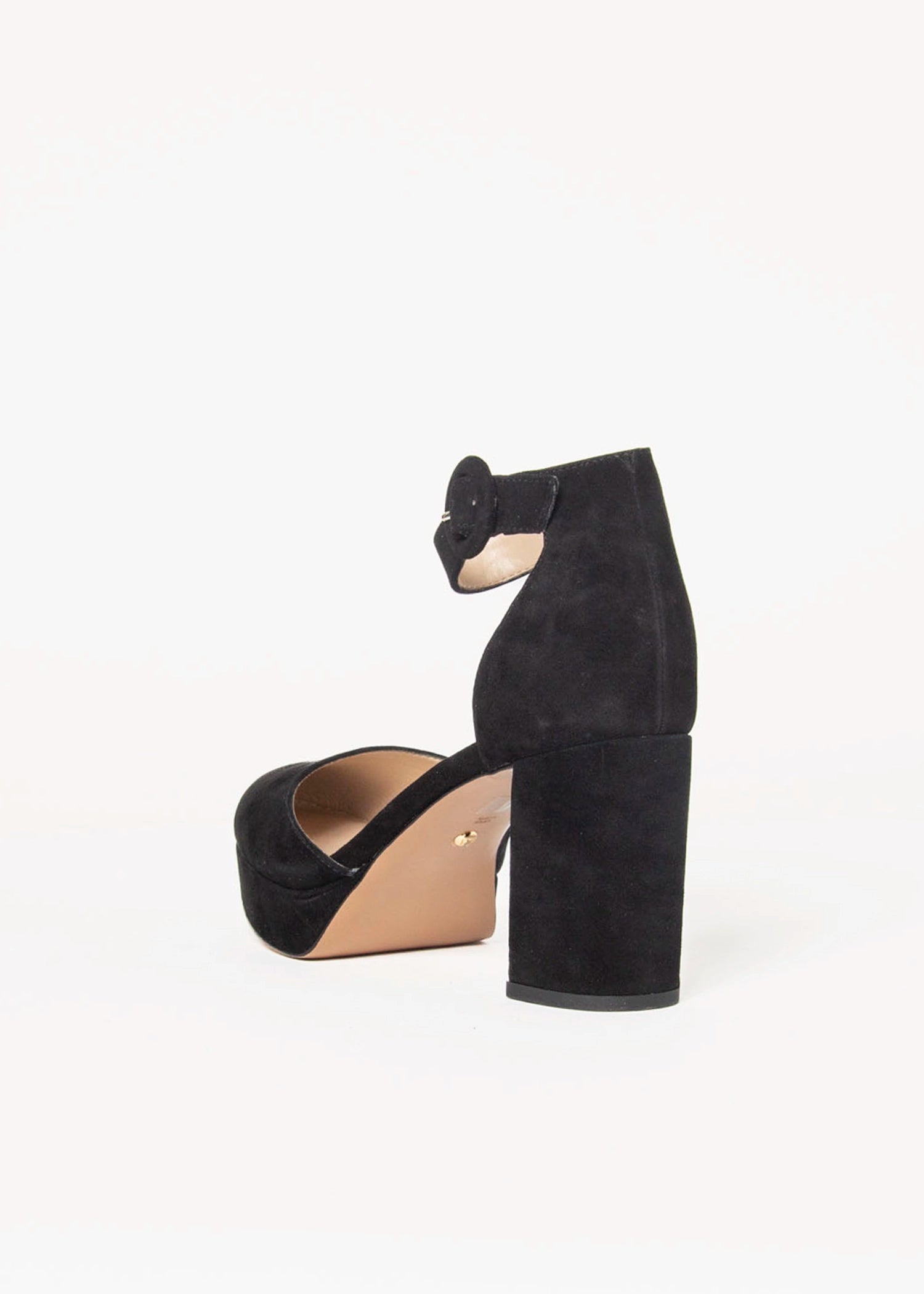 swatch_Black Suede lenor platform heel shoes