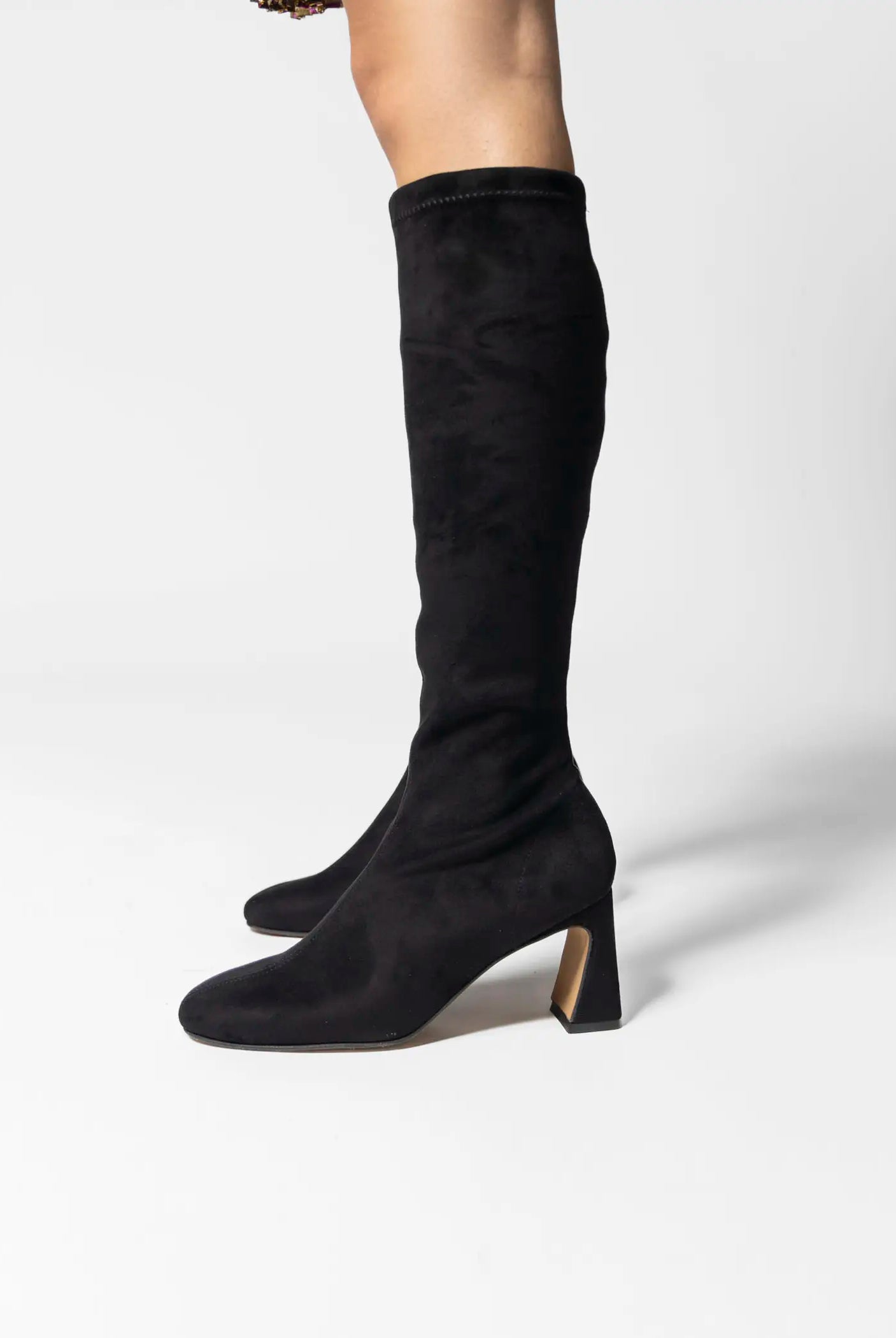 swatch_black jaelta stretch boot boots