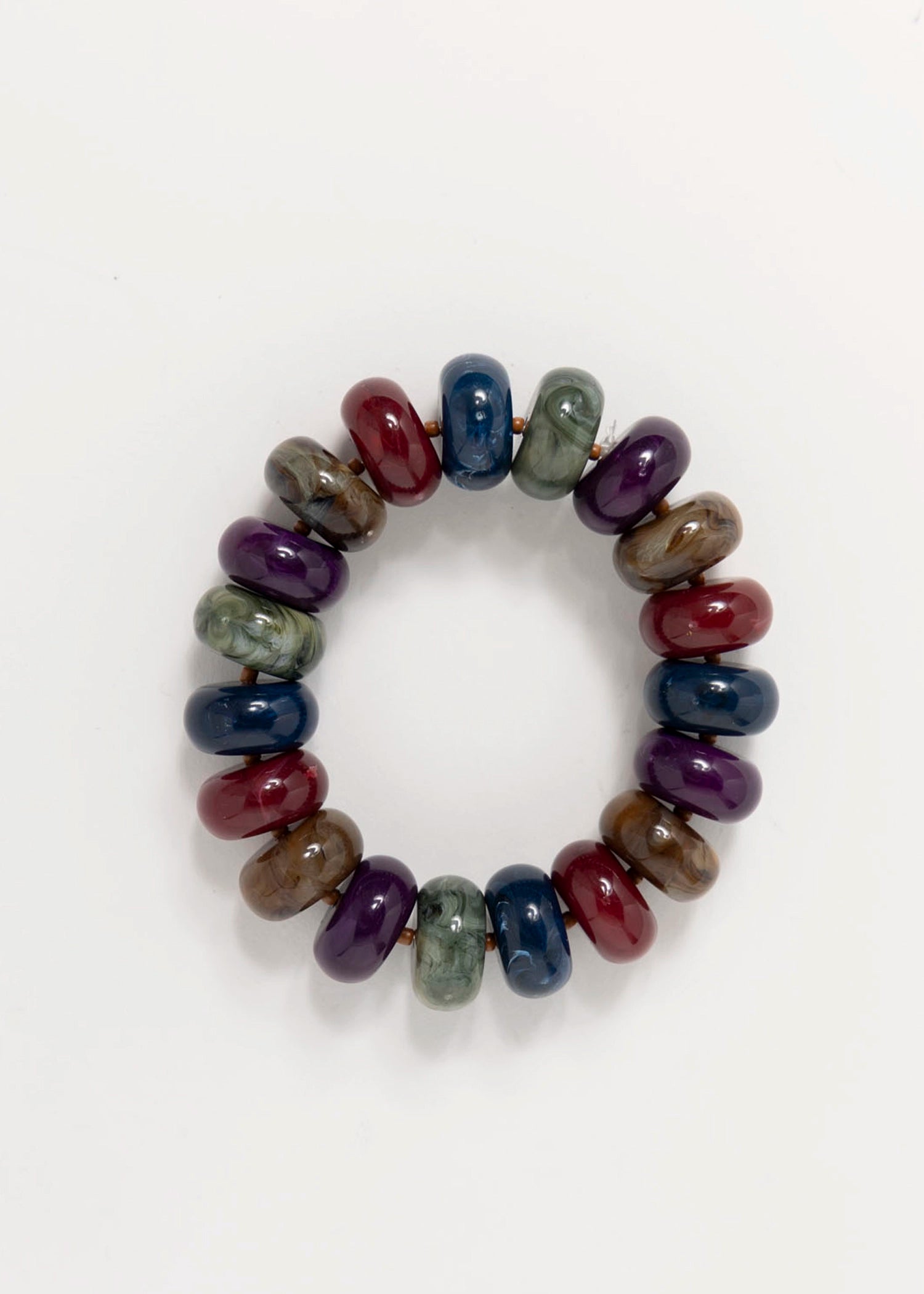 swatch_Purple Mix chunky beaded bracelet
