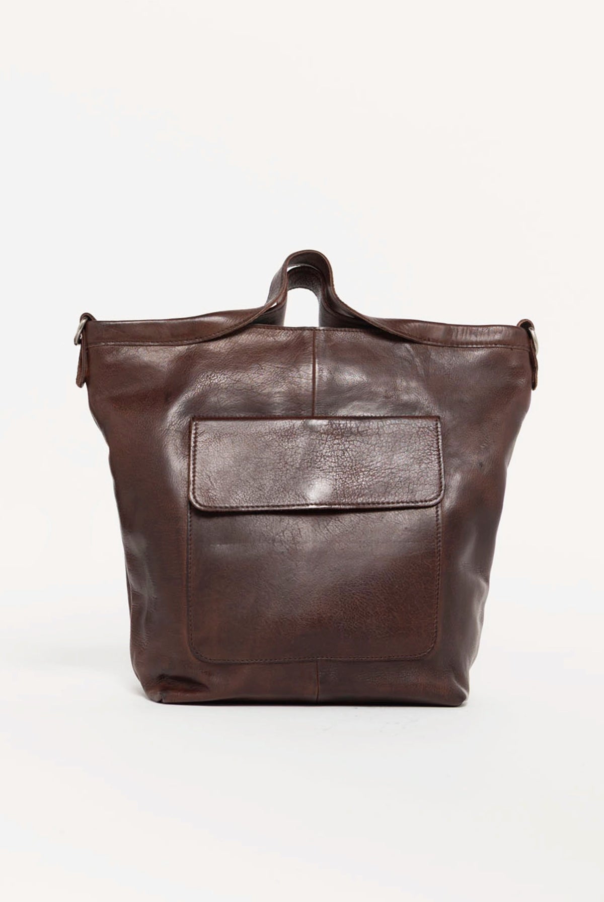 swatch_Dark Brown latico bianca leather crossbody bag